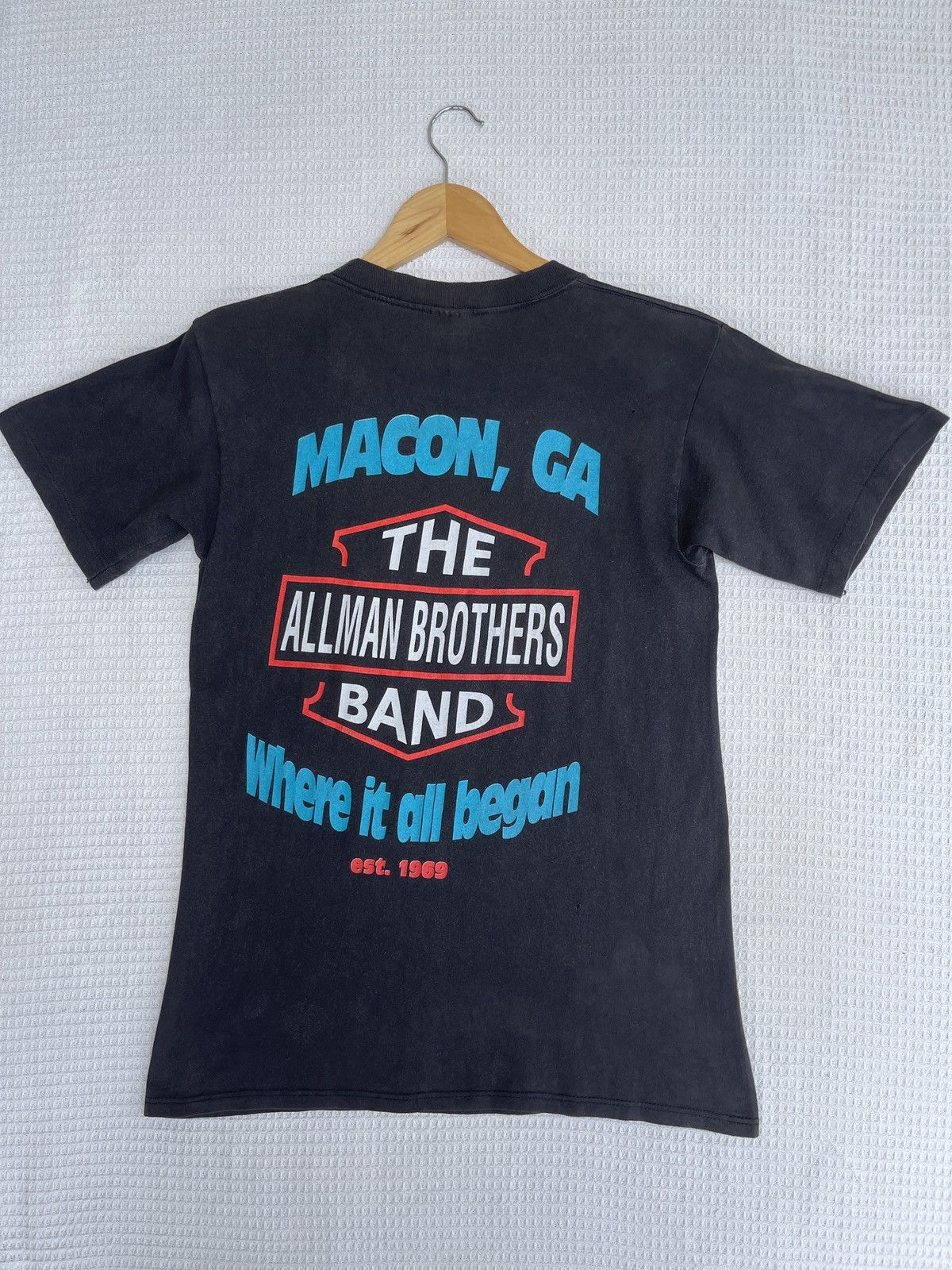 Band Tees Sun Faded🔥Vtg 1992 The Allman Brothers Band T-Shirt Size US M / EU 48-50 / 2 - 16 Thumbnail