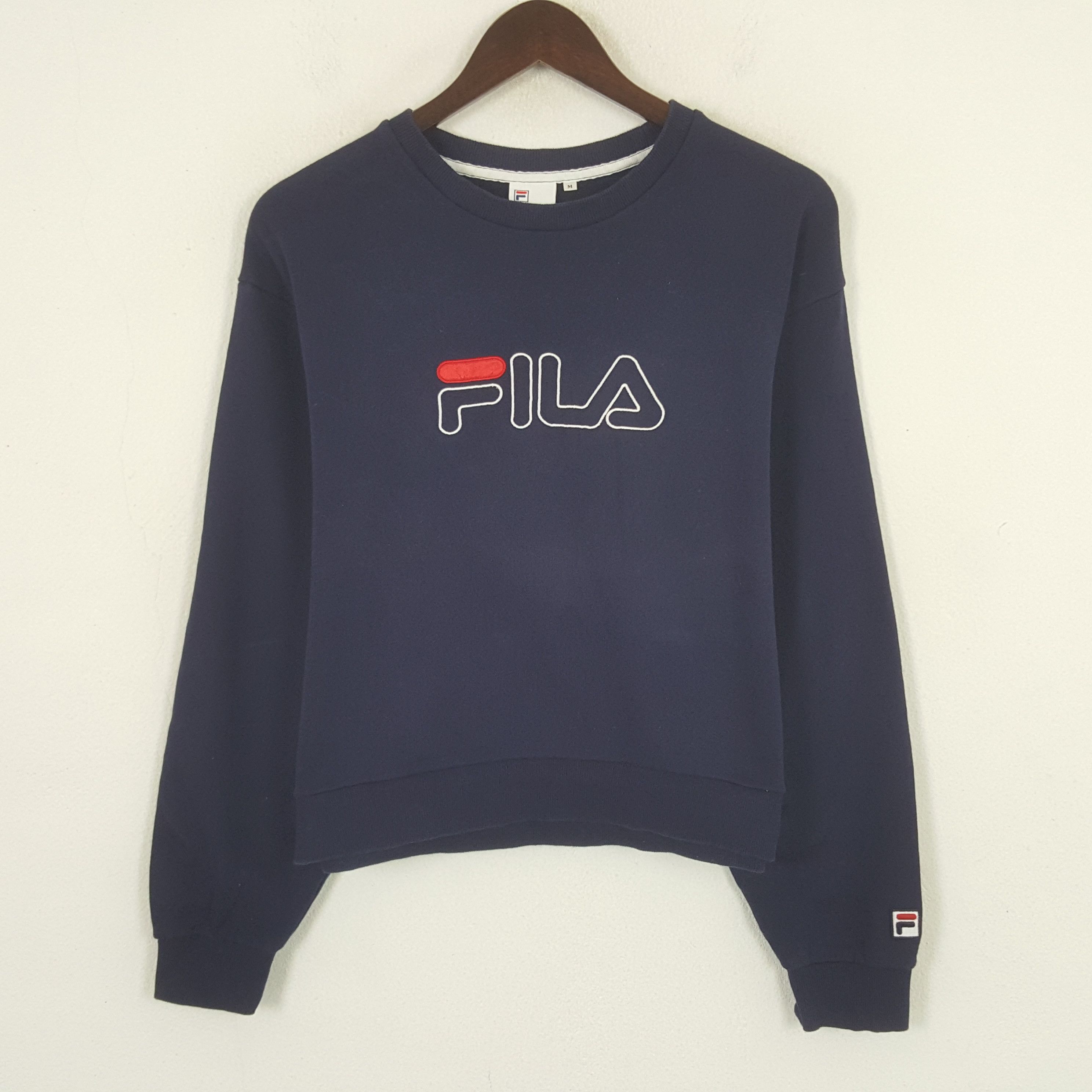 Fila × Vintage Vintage Fila Logo Sweatshirt Size US M / EU 48-50 / 2 - 1 Thumbnail