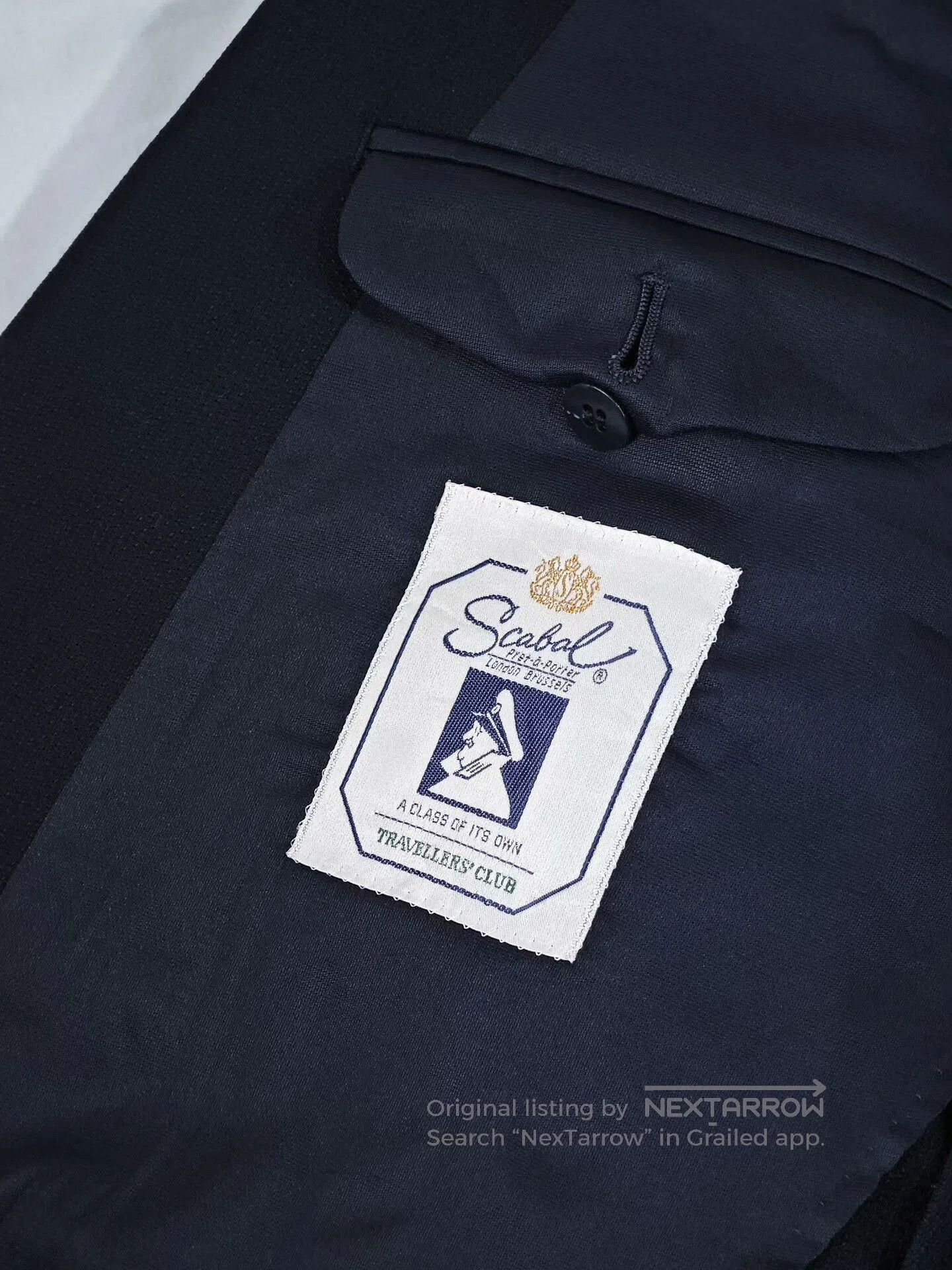 SCABAL SCABAL Navy Blue Wool Blazer. Size US M / EU 48-50 / 2 - 7 Thumbnail