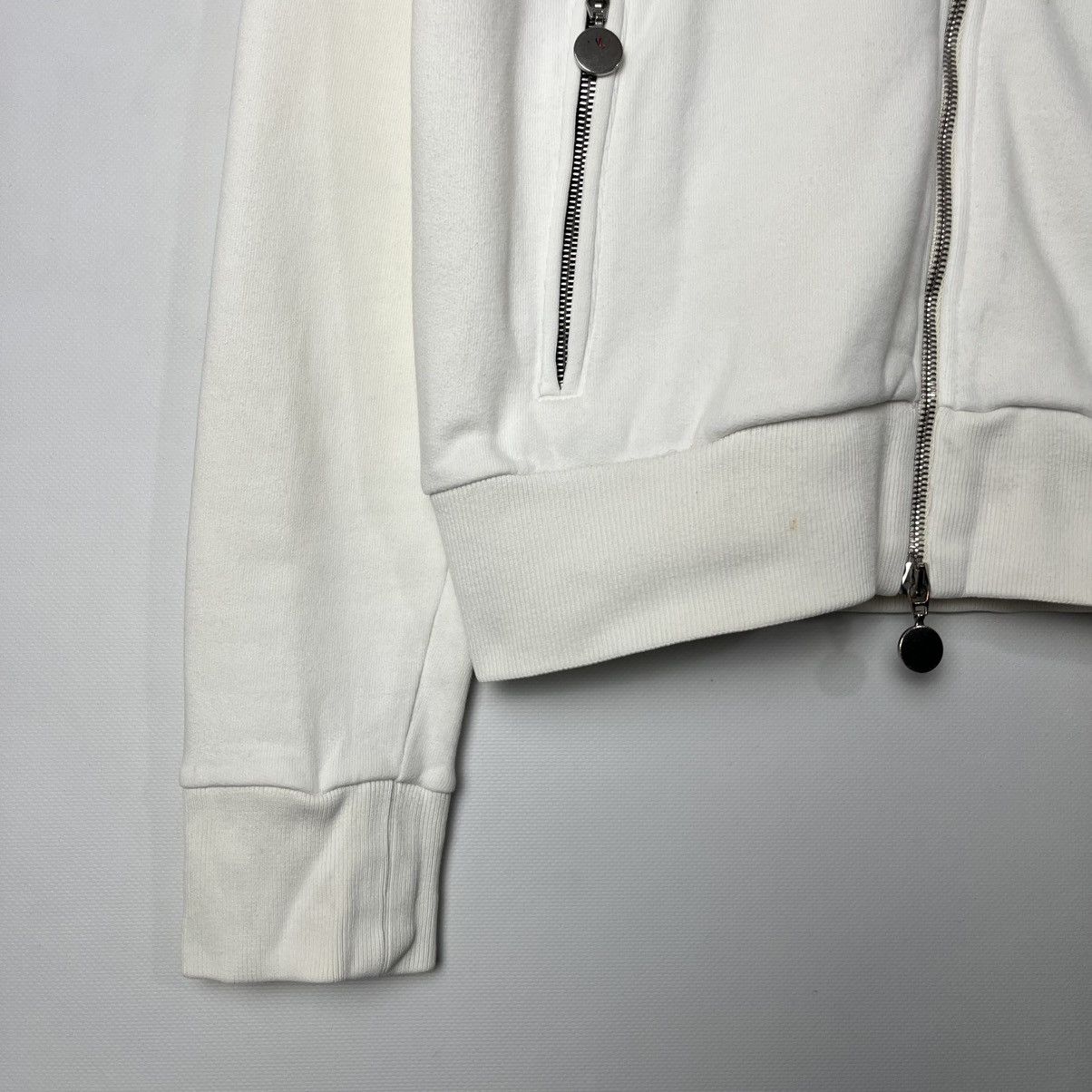 Moncler Vintage Moncler Maglia Cardigan Track Jacket Big Logo Patch Size US M / EU 48-50 / 2 - 3 Thumbnail