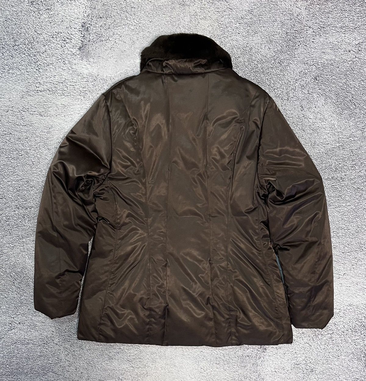 Moncler Vintage Moncler Women Down Puffer Jacket Brown Fur Collar Size M / US 6-8 / IT 42-44 - 12 Thumbnail
