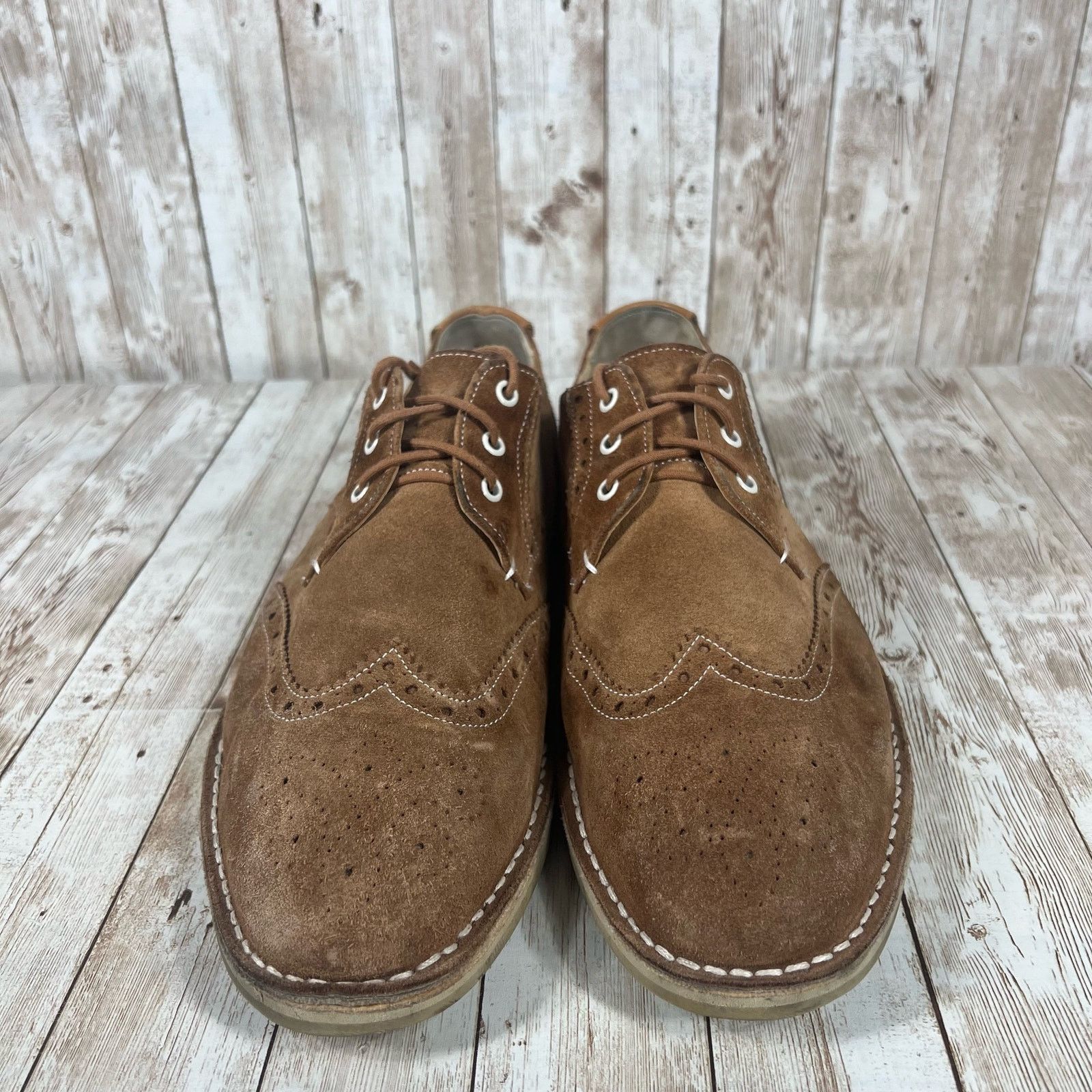 Ted Baker Ted baker wingtip brown Mens 14 Size US 14 / EU 47 - 4 Thumbnail