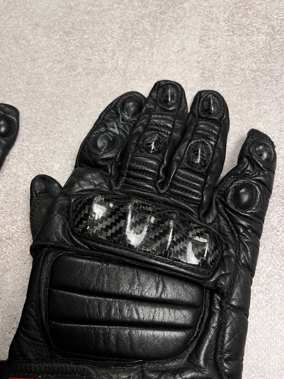 Other Vintage Moto Racing Genuine Leather Gloves Os Size ONE SIZE - 7 Thumbnail