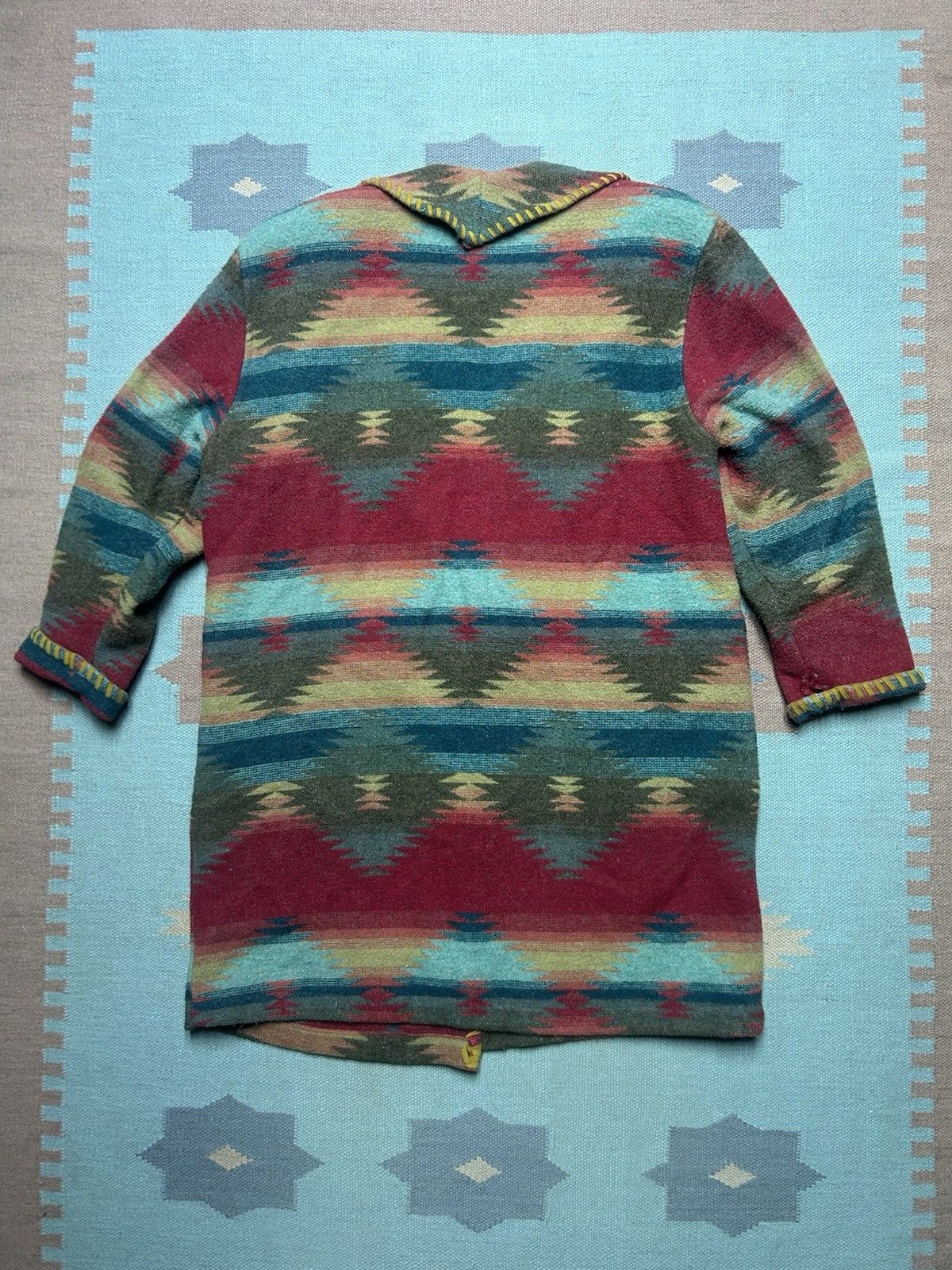 Vintage roper rodeo blue jacket Aztec barn chore coat southwestern L Size L / US 10 / IT 46 - 8 Thumbnail