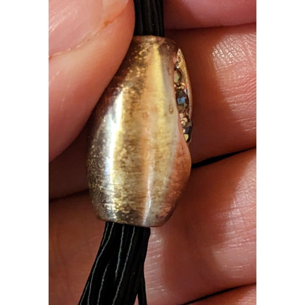 Other Modern Gem Inlaid Silver Barrel Pendant Necklace Size ONE SIZE - 7 Thumbnail