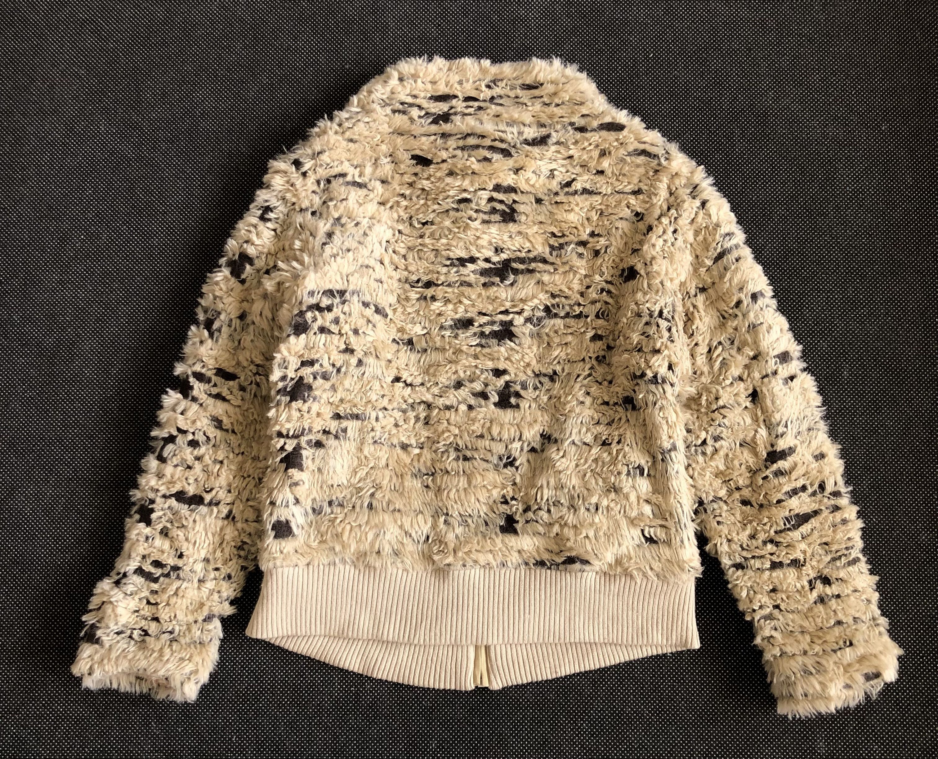 Issey Miyake A/W2014 ACRYLIC FUR PATCHY JACKET Size S / US 4 / IT 40 - 2 Thumbnail