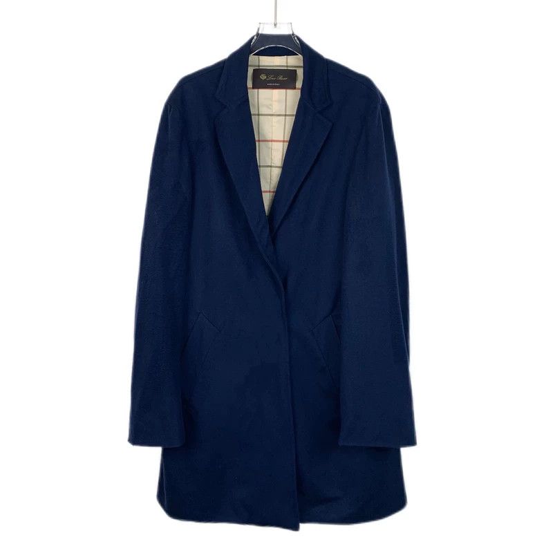 Loro Piana Loro Piana Dark blue cashmere lapel long-sleeved suit jacke Size US M / EU 48-50 / 2 - 1 Thumbnail