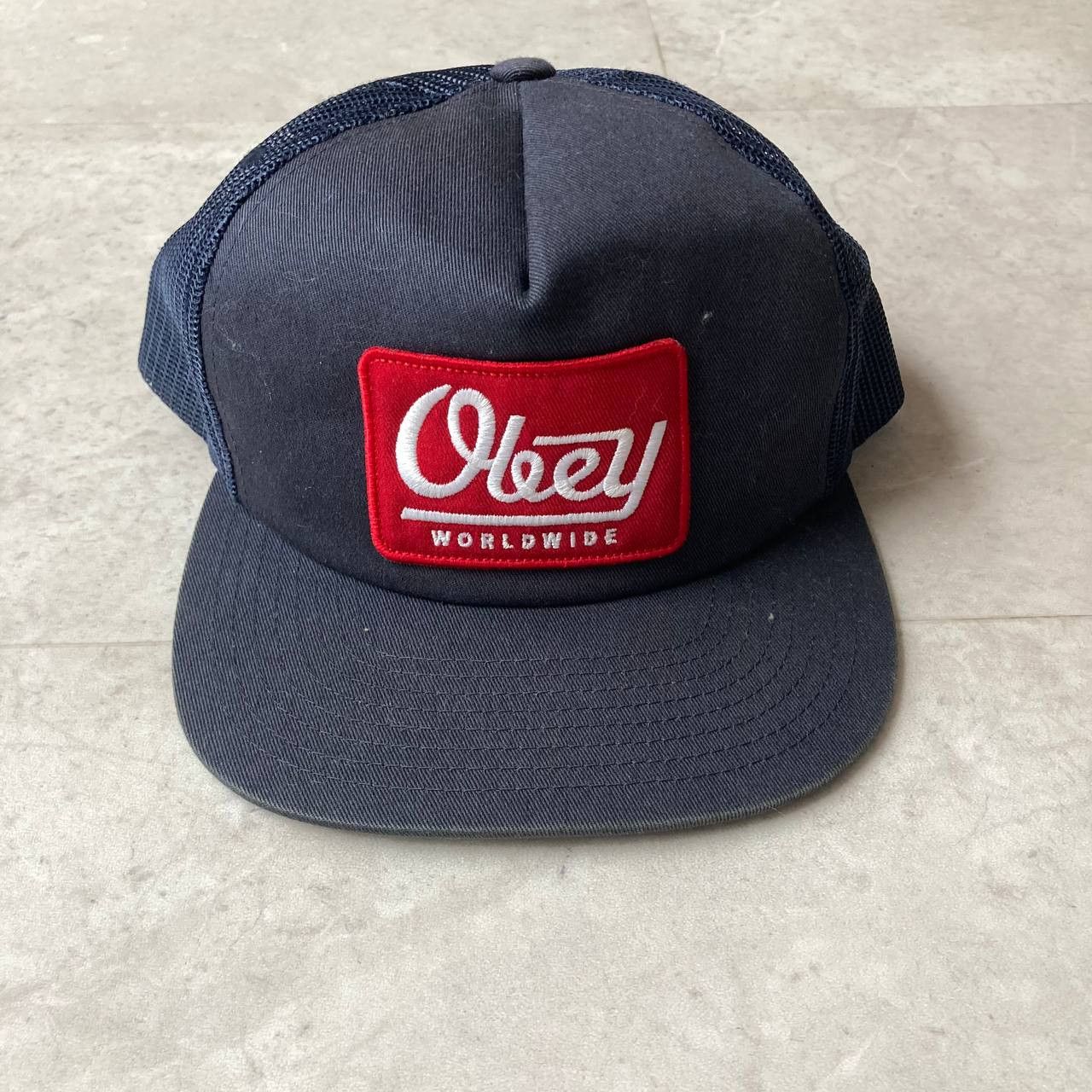 Obey Vintage Obey Worldwide Trucker Hat Size ONE SIZE - 1 Thumbnail