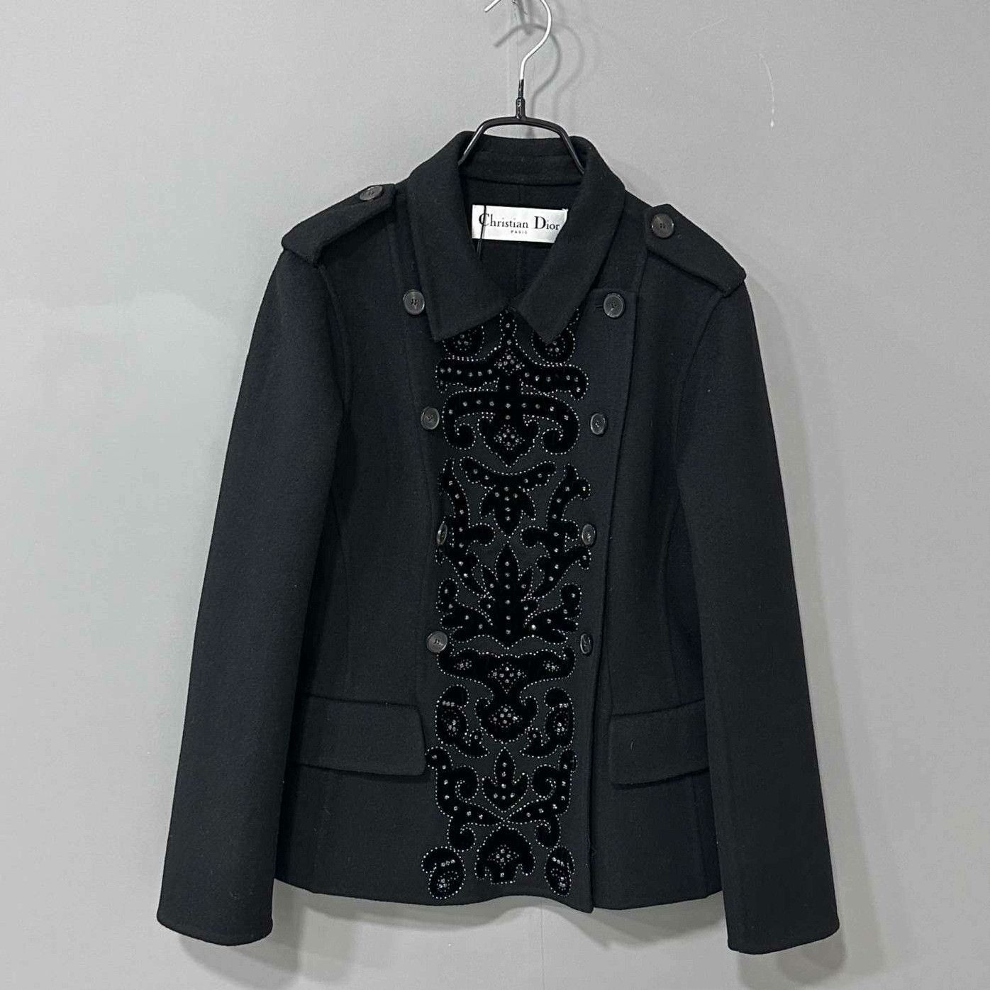 Dior Dior Velvet Wool Coat S Women Size S / US 4 / IT 40 - 1 Thumbnail