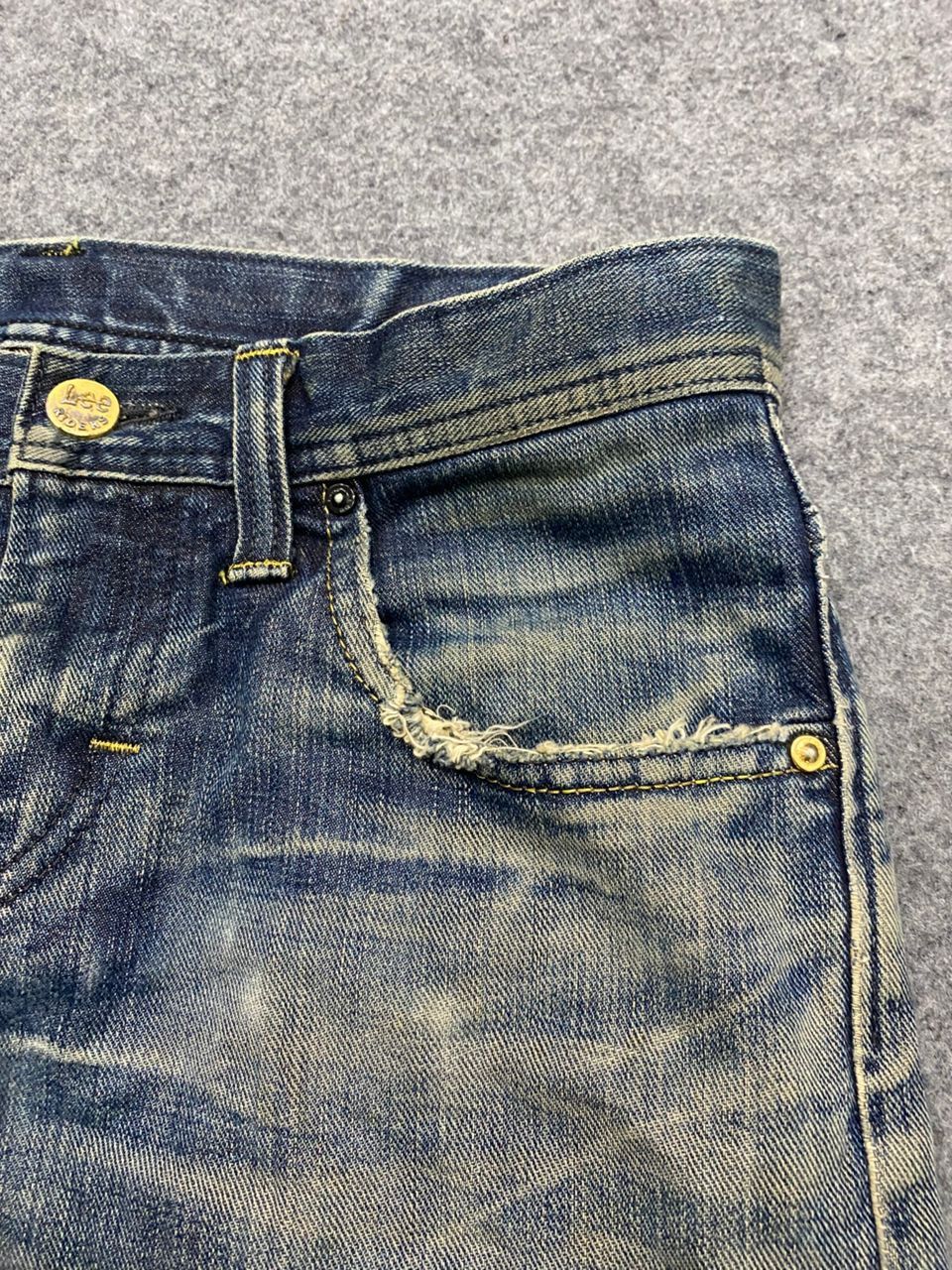 If Six Was Nine 💥Best Offer💥Vintage Lee Riders Distressed Denim Size US 32 / EU 48 - 10 Thumbnail