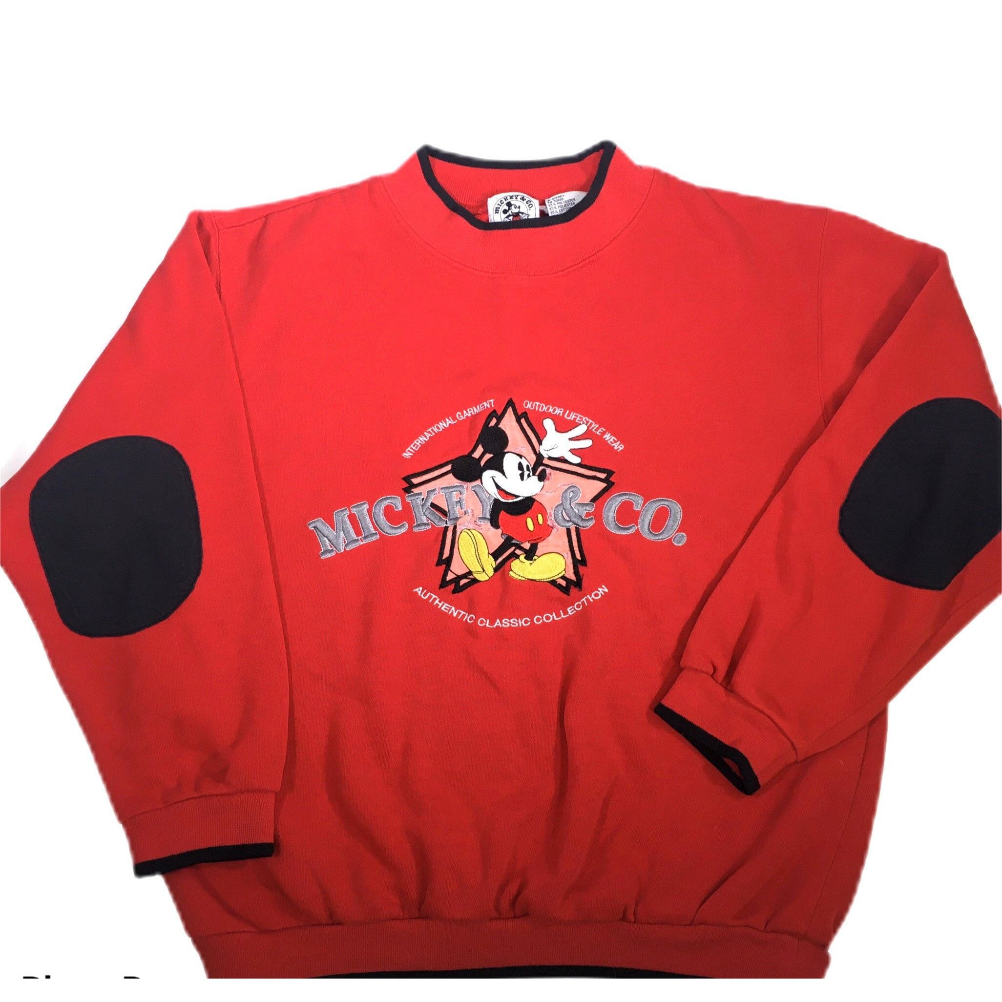 Mickey & Co. 70 80's Mickey Mouse Disney DonnKenny TRI BLEND Sweatshirt Size US M / EU 48-50 / 2 - 1 Thumbnail