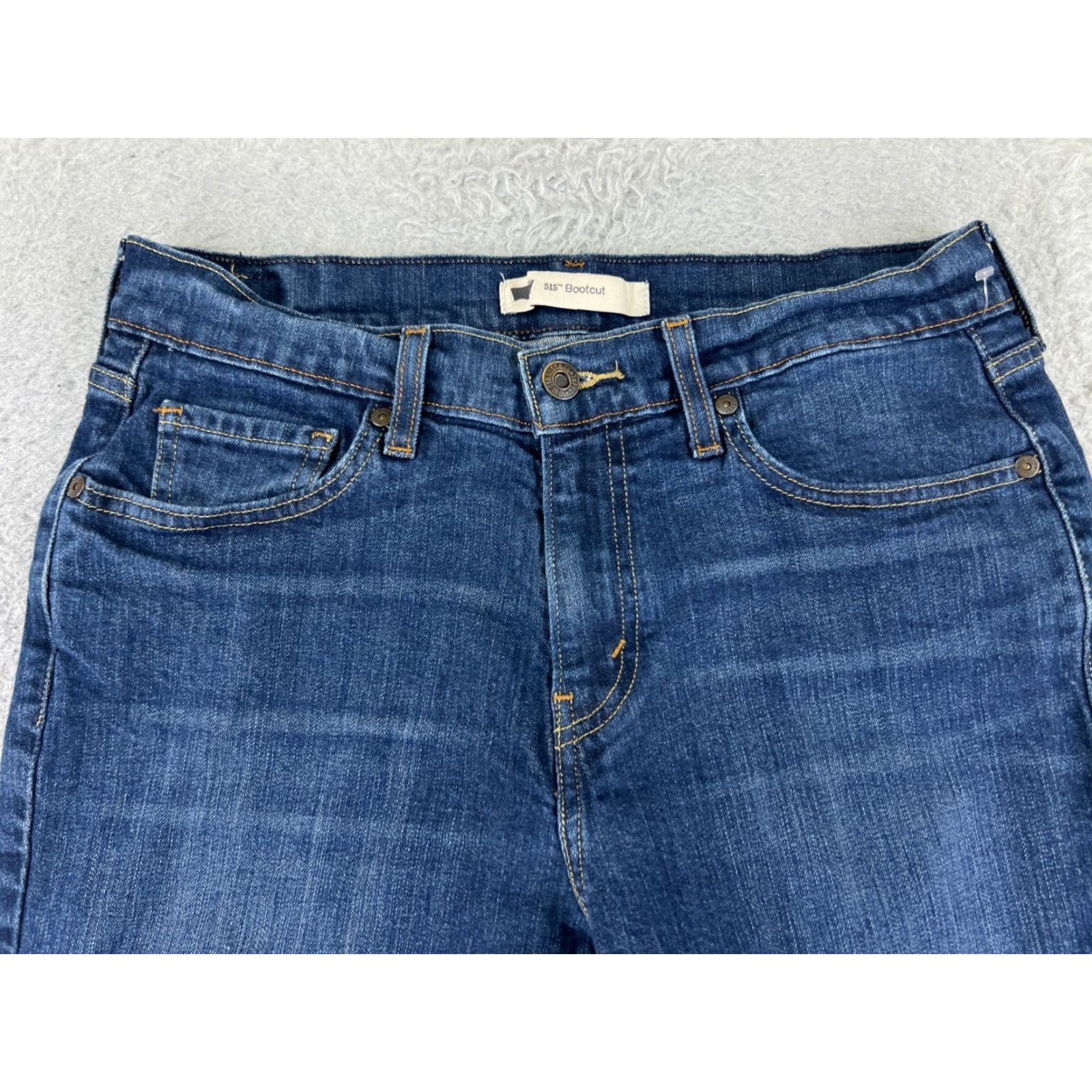 Levi's Levi's 500 Series Women's Bootcut Jeans Size 10 Mid Rise Light Wash Denim Cotton Blend Plus Size Size 32" / US 10 / IT 46 - 4 Thumbnail