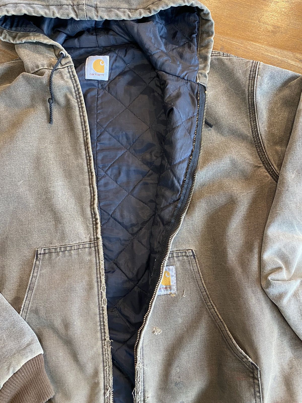 Carhartt Vintage distressed carhartt Detroit hoodie zip up Size US M / EU 48-50 / 2 - 3 Thumbnail