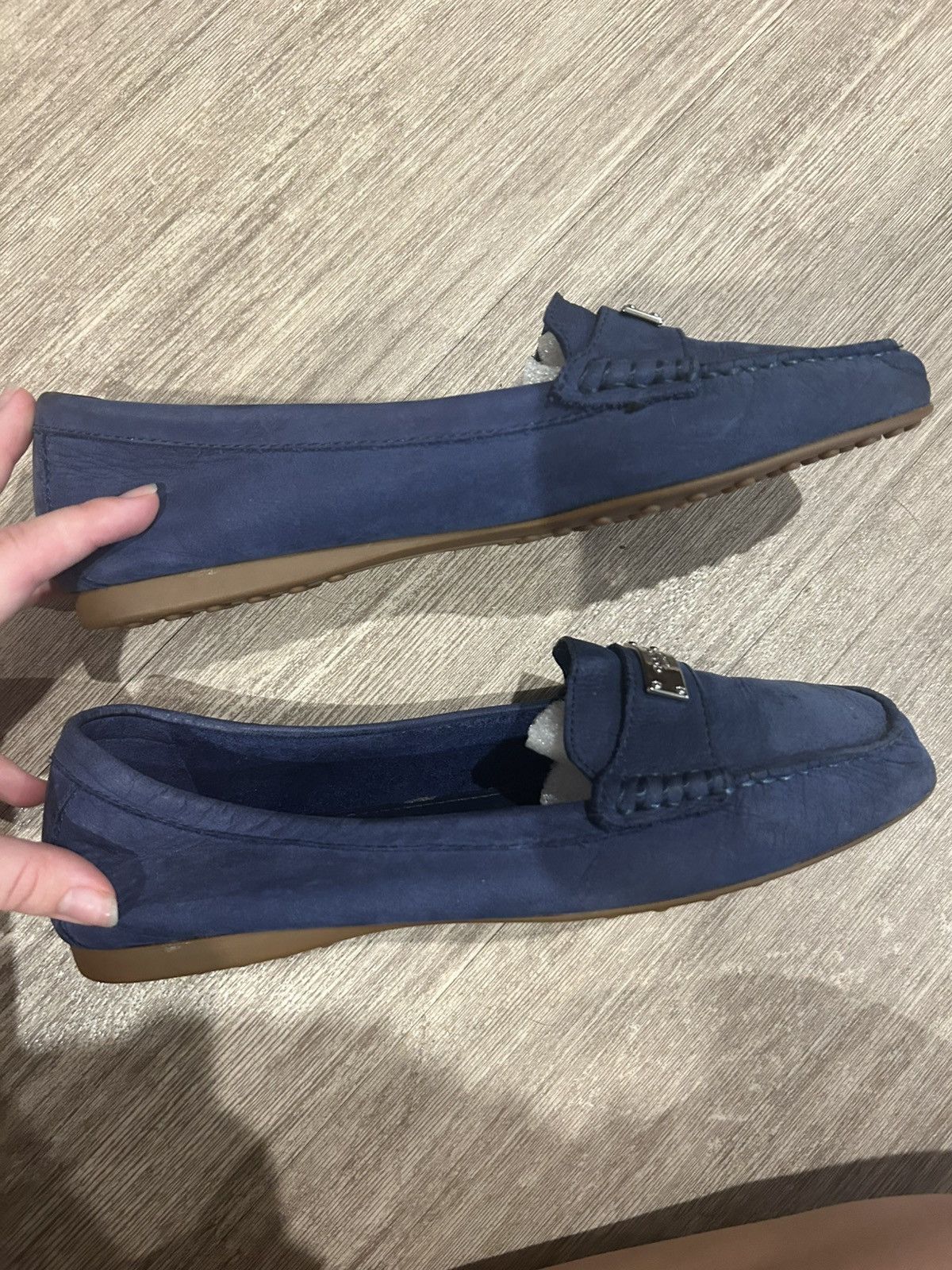 Coach Coach Navy Blue Loafers Size US 8.5 / IT 38.5 - 4 Thumbnail