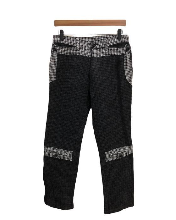 Seditionaries Japanese Brand Yujiyamada Multipocket Plaid Tartan Wool Pant Size US 31 - 1 Thumbnail