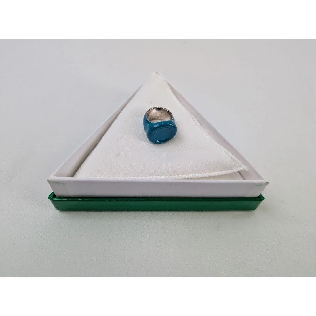 Bottega Veneta o1rshd1 Size: 21 / Sterling Silver / Enamel Ring in Blaster Size ONE SIZE - 1 Thumbnail