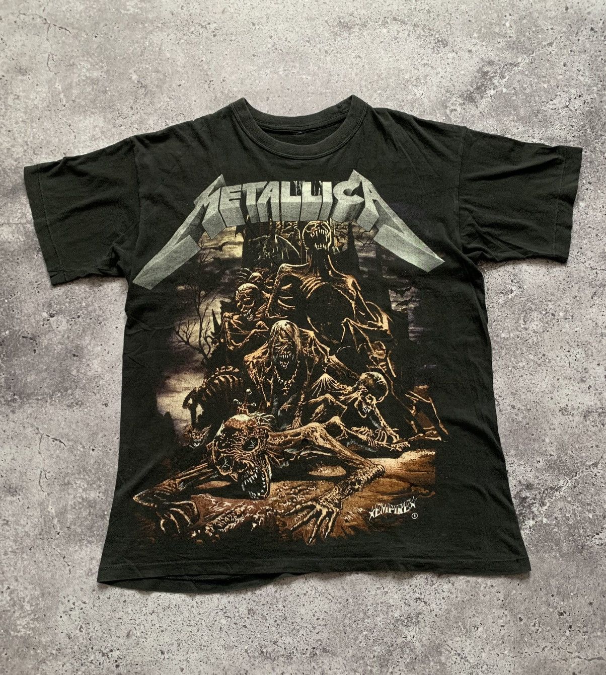 Metallica 🔥VINTAGE 90s METALLICA RIDE THE LIGHT EMPYRE TEE SIGLE STITC Size US M / EU 48-50 / 2 - 1 Thumbnail