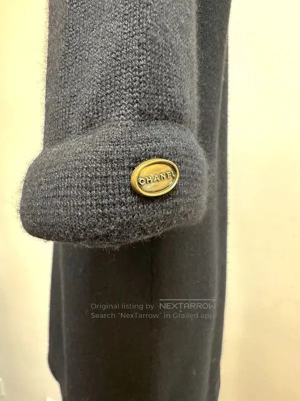 Chanel Chanel Black Wool-Blend Short Dress for Women . Size XS / US 0-2 / IT 36-38 - 4 Thumbnail