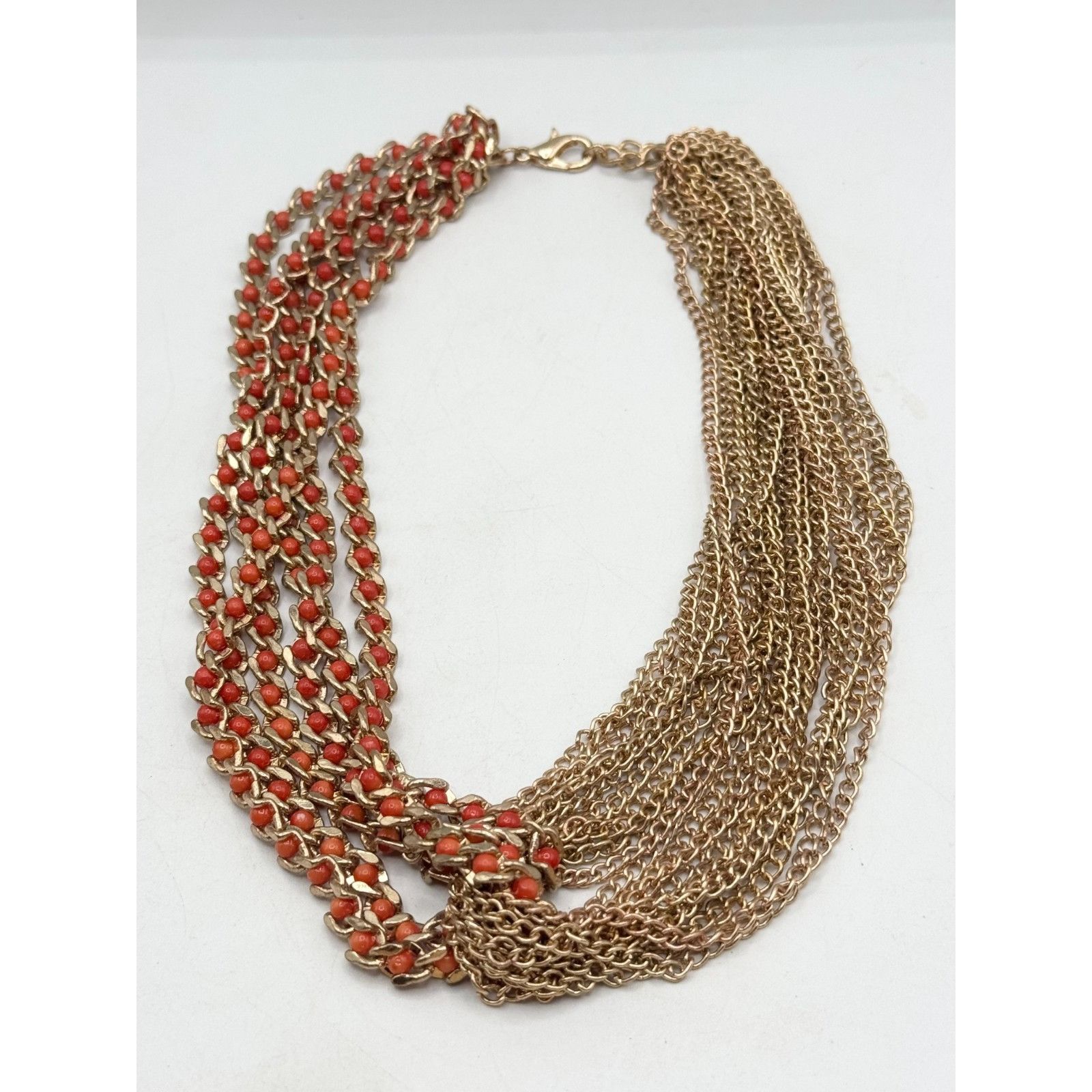 Other Vintage multi chain red beaded necklace Size ONE SIZE - 2 Thumbnail