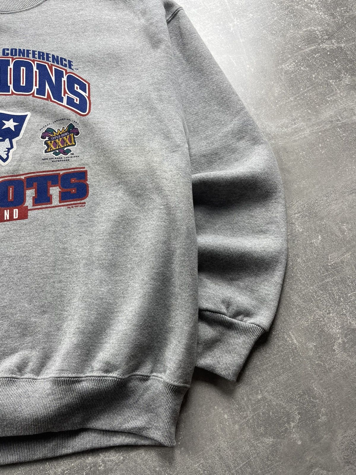 Lee Lee Sport Patriots AFC Champions Sweatshirt NFL Super Bowl Size US XL / EU 56 / 4 - 5 Thumbnail