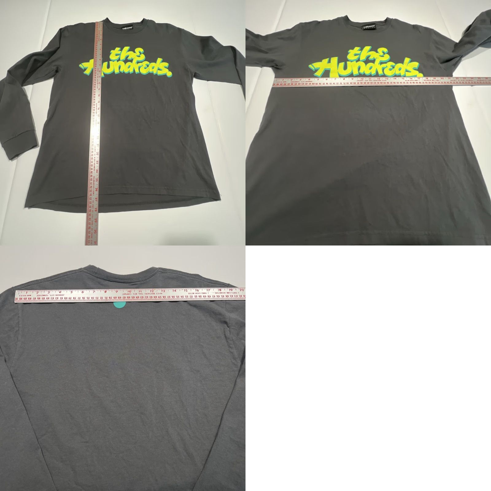 The Hundreds The Hundreds Graphic T-Shirt Men's Large Gray Long Sleeve Regular Fit Size US L / EU 52-54 / 3 - 8 Thumbnail