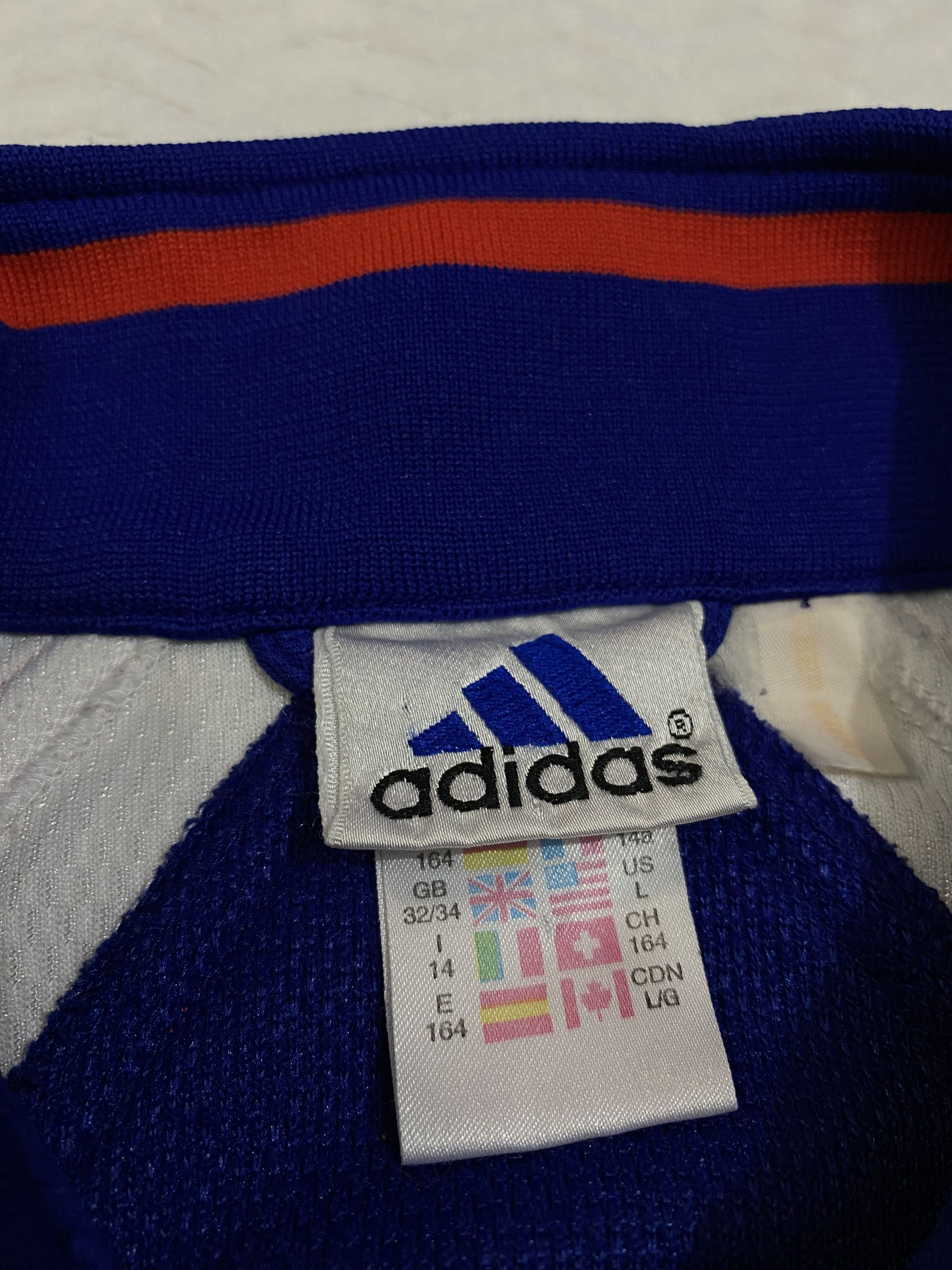 Adidas × Vintage Vintage Adidas basketball sport zip sweatshirt Size US L / EU 52-54 / 3 - 9 Thumbnail