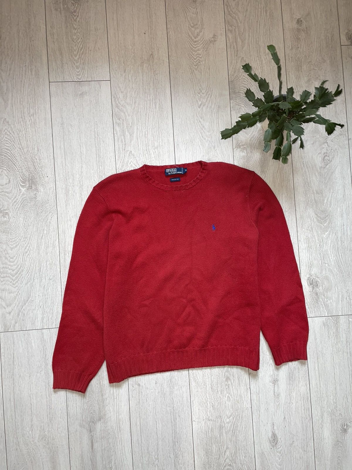 Polo Ralph Lauren × Vintage Knitted Sweater Polo Ralph Lauren Old Money Luxury Opium Size US XL / EU 56 / 4 - 1 Thumbnail