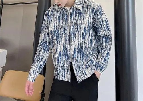 Other Katagiri x Hada Raw Striped Button Denim Jacket Size US M / EU 48-50 / 2 - 4 Thumbnail
