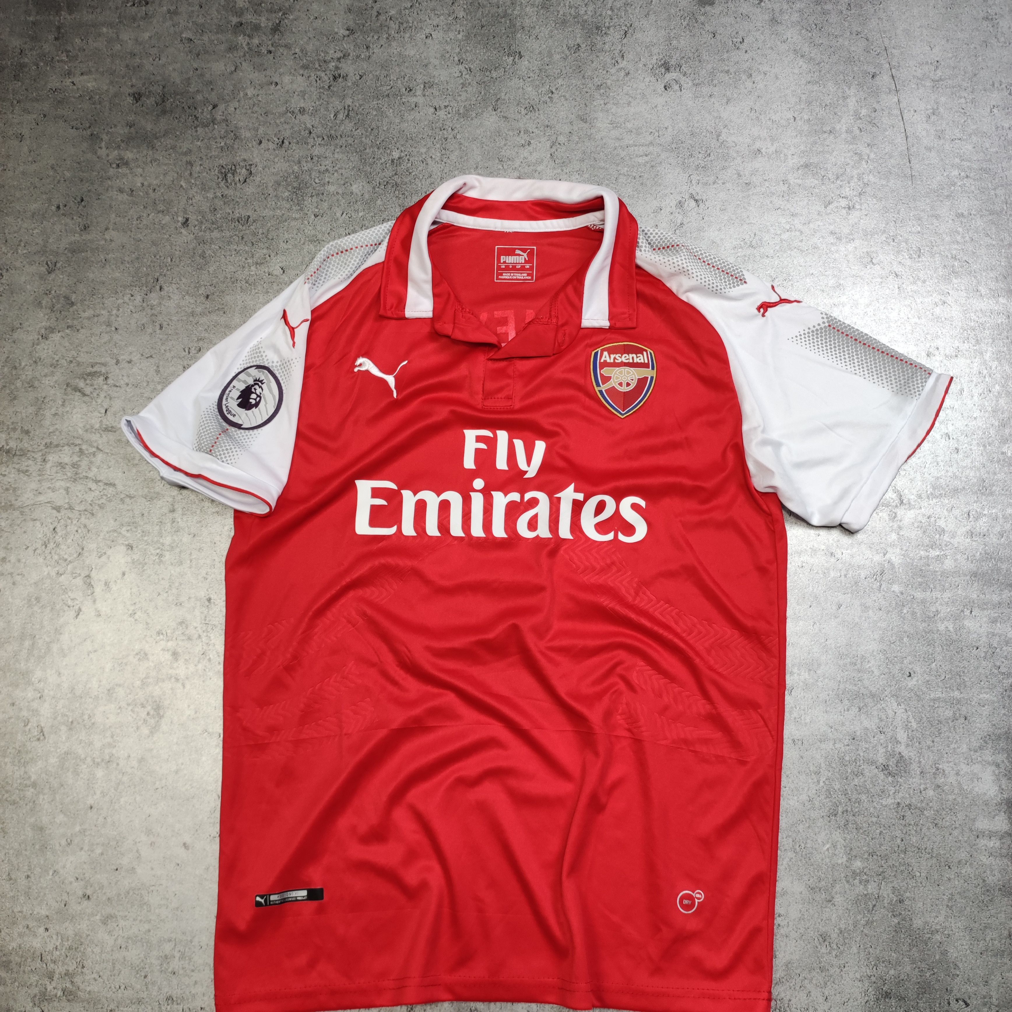 Vintage Arsenal London Puma Football Longsleeve #14 Aubameyang Kit Size US M / EU 48-50 / 2 - 3 Thumbnail