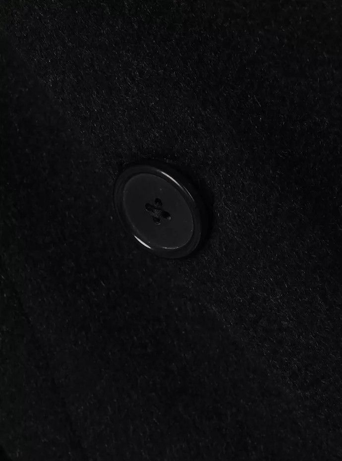 Maison Margiela Maison Margiela Double-breasted black heavy wool coat Size XS / US 0-2 / IT 36-38 - 6 Thumbnail