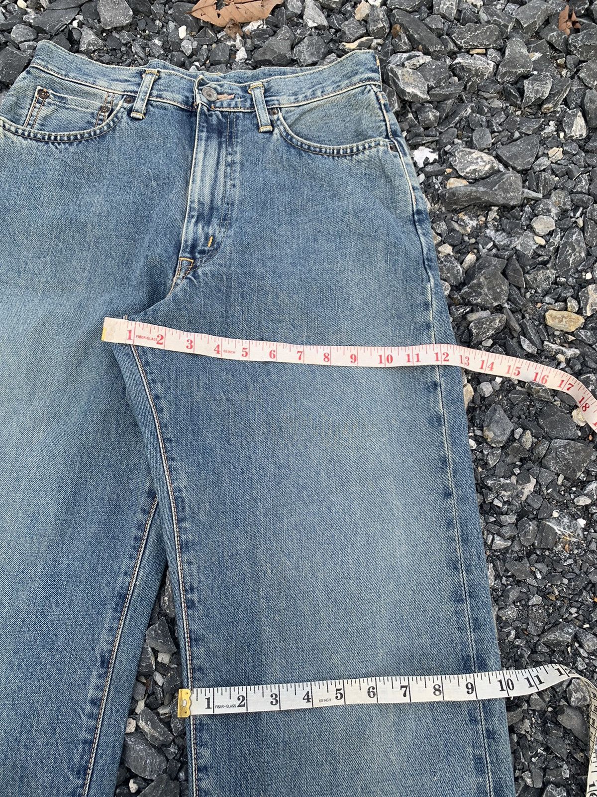 Kapital VINTAGE SOMETHING EDWIN 505Z SELVEDGE BAGGY DISTRESSED DENIM Size US 28 / EU 44 - 22 Thumbnail
