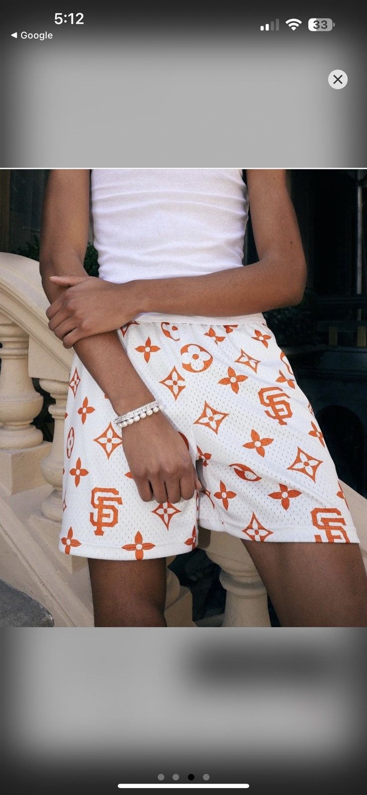 Bravest Studios Bravest Studios SF LV Shorts Cream Size L Size US 30 / EU 46 - 2 Thumbnail