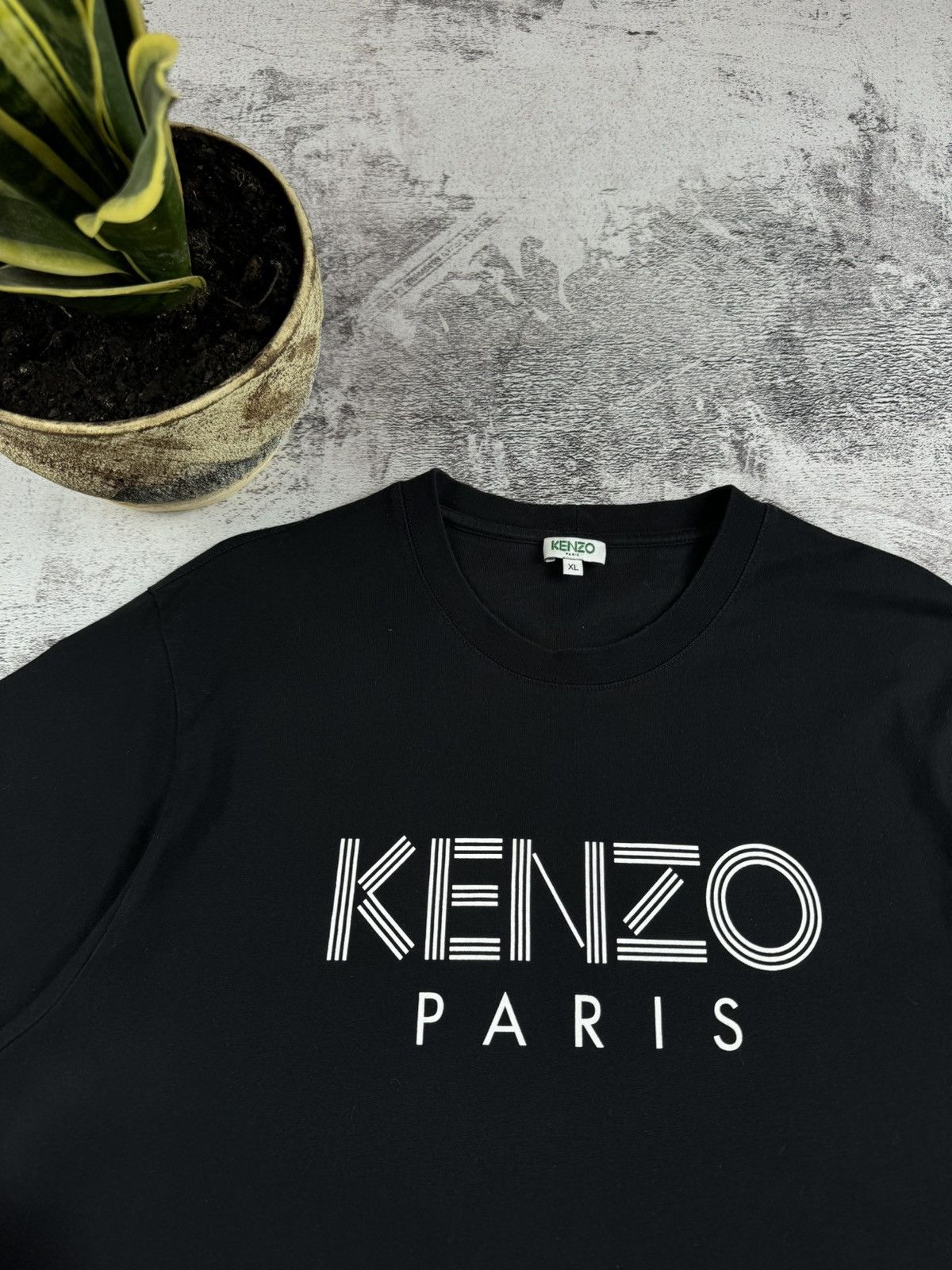 Kenzo Vintage Kenzo Paris Big Logo Luxury T Shirt Size US XL / EU 56 / 4 - 6 Thumbnail
