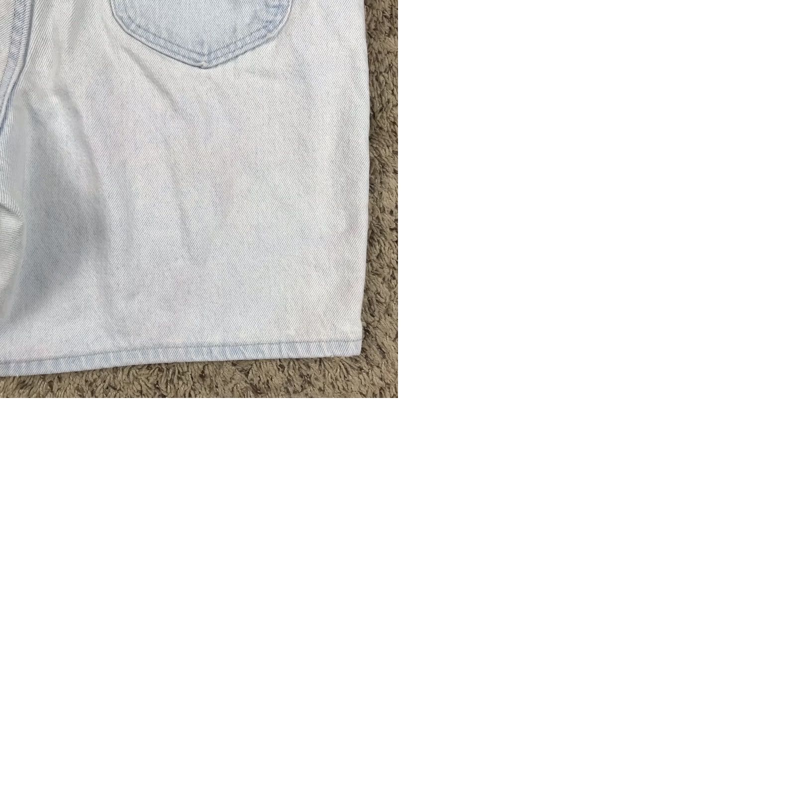 Lee VINTAGE Lees Denim High Rise Jean Shorts Sz 14 P Womens 31” Waist Mom Shorts Blue 90s Mens Womens Jeans Shorts Pocket Design Vintage Denim 5-Pocket Size 36" / US 14 / IT 50 - 9 Thumbnail