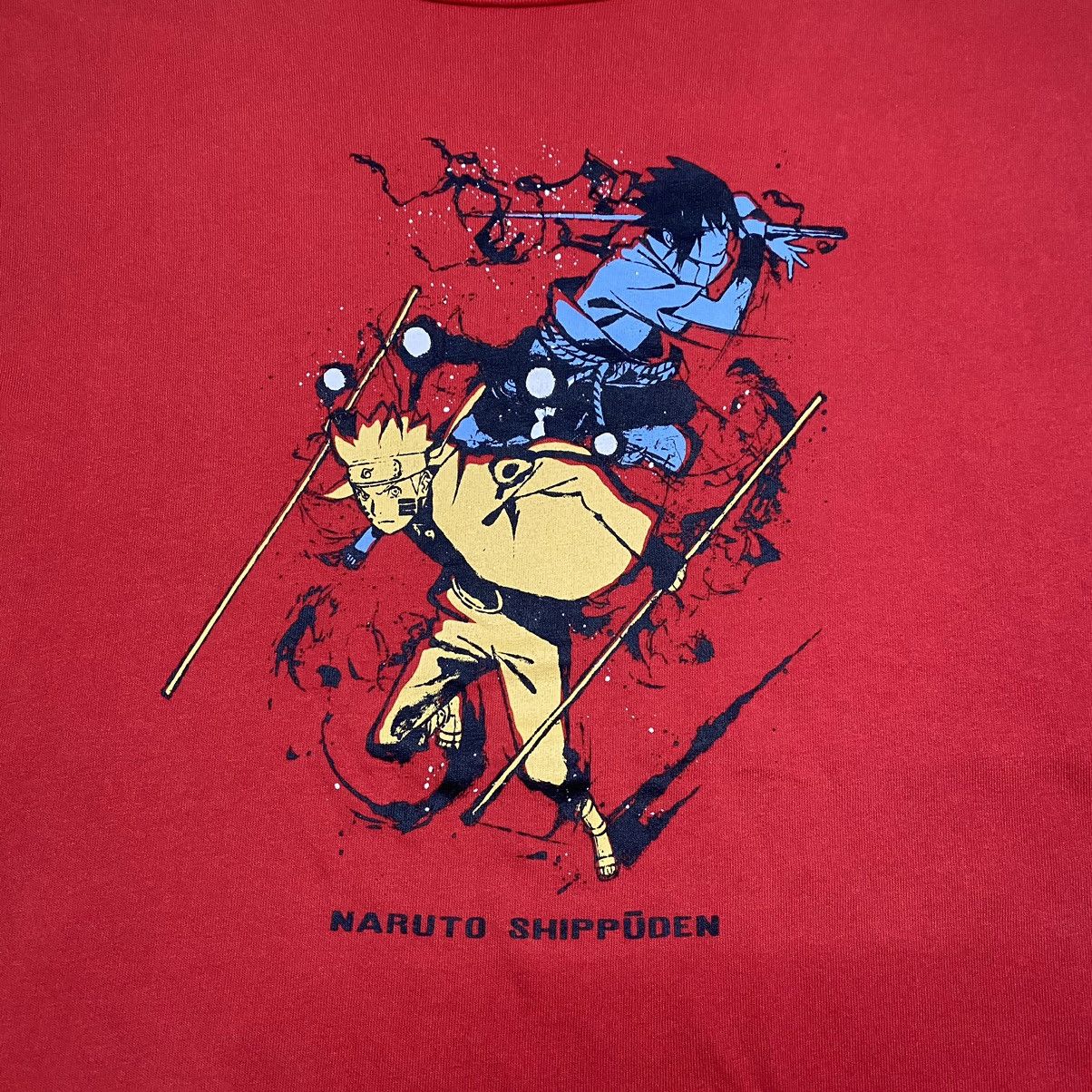Anime × Vintage NARUTO SHIPPUDEN NARUTO & SASUKE ANIME T SHIRT Size US M / EU 48-50 / 2 - 5 Thumbnail