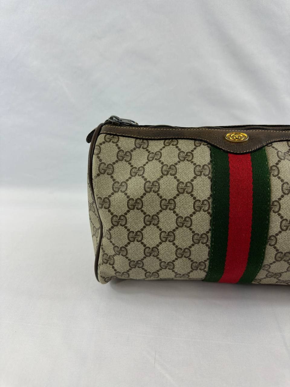 Gucci Vintage Gucci GG Supreme Web Cosmetic Bag Size ONE SIZE - 2 Thumbnail