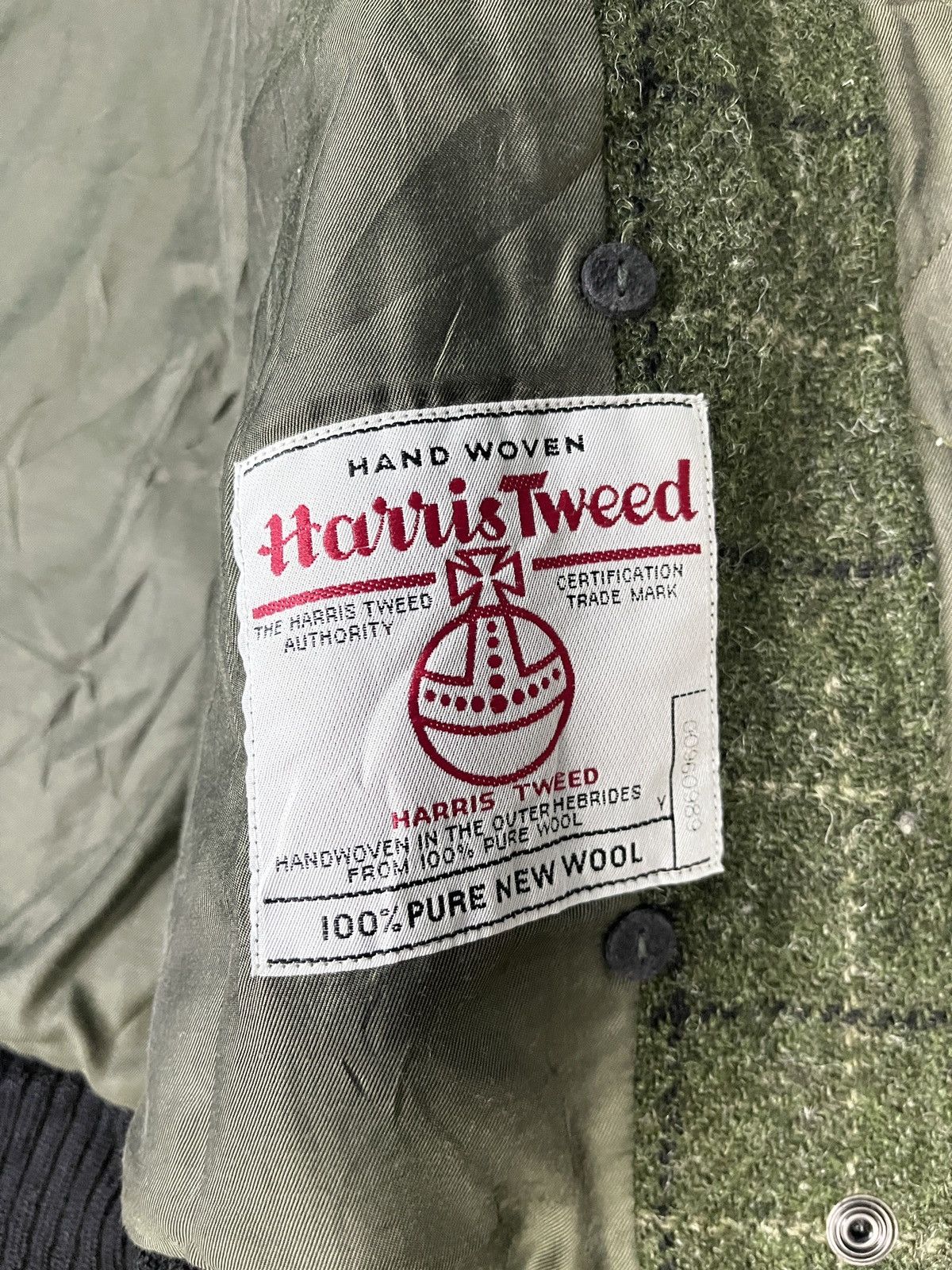 Harris Tweed Rag & Bone Harris Tweed Lampo Zipper Italian Lamb Shearling Size XS / US 0-2 / IT 36-38 - 17 Thumbnail