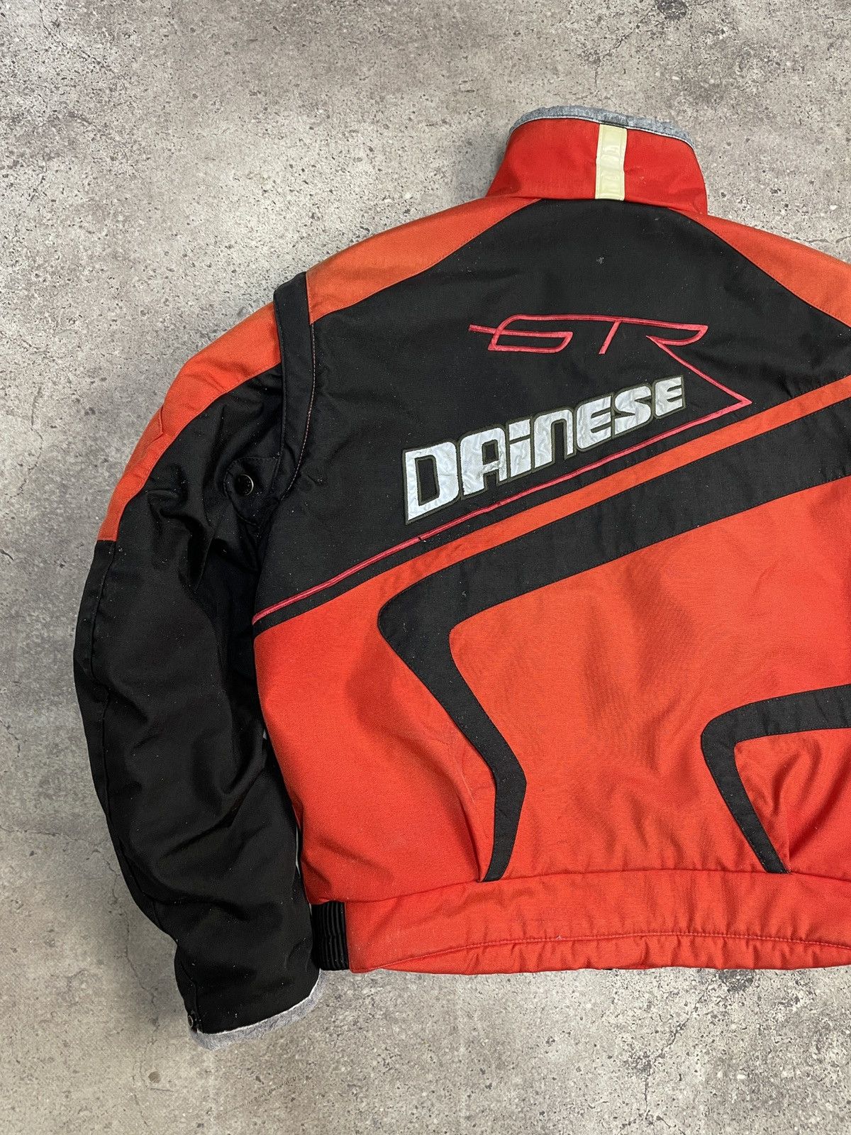 Dainese × Vintage VTG ARCHIVAL DAINESE 2in1 MOTO NYLON LEATHER RACING JACKET Size US L / EU 52-54 / 3 - 8 Thumbnail