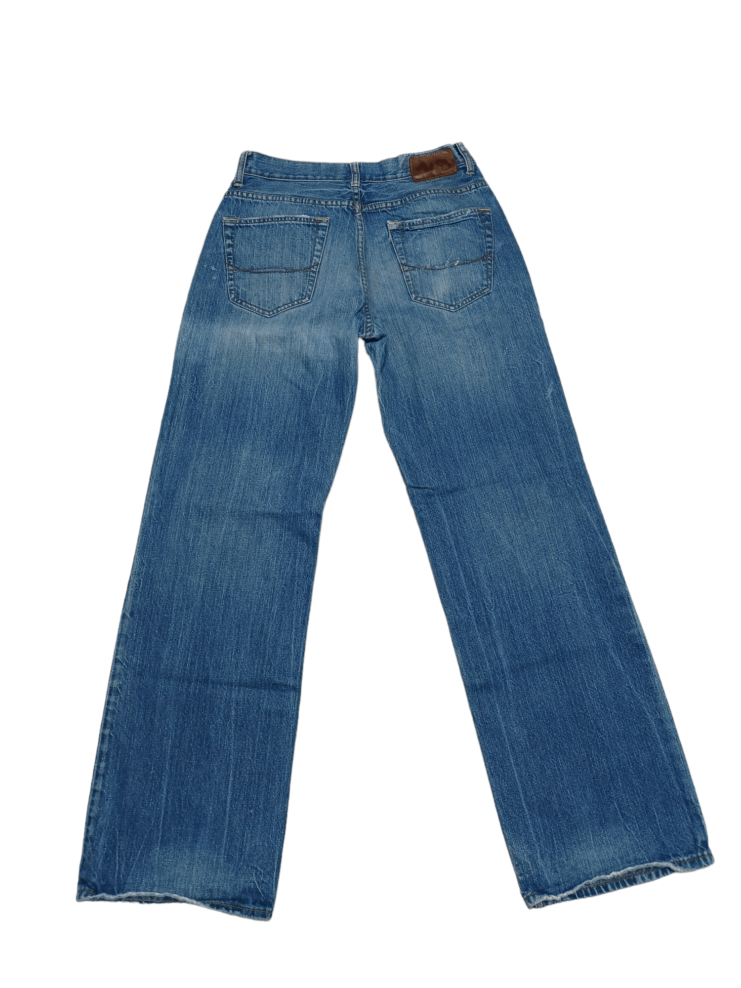 Bullhead Denim Co. PAINTED DISTRESSED DIRTY BULLHEAD LOOSE JEANS DENIM Size US 30 / EU 46 - 2 Thumbnail