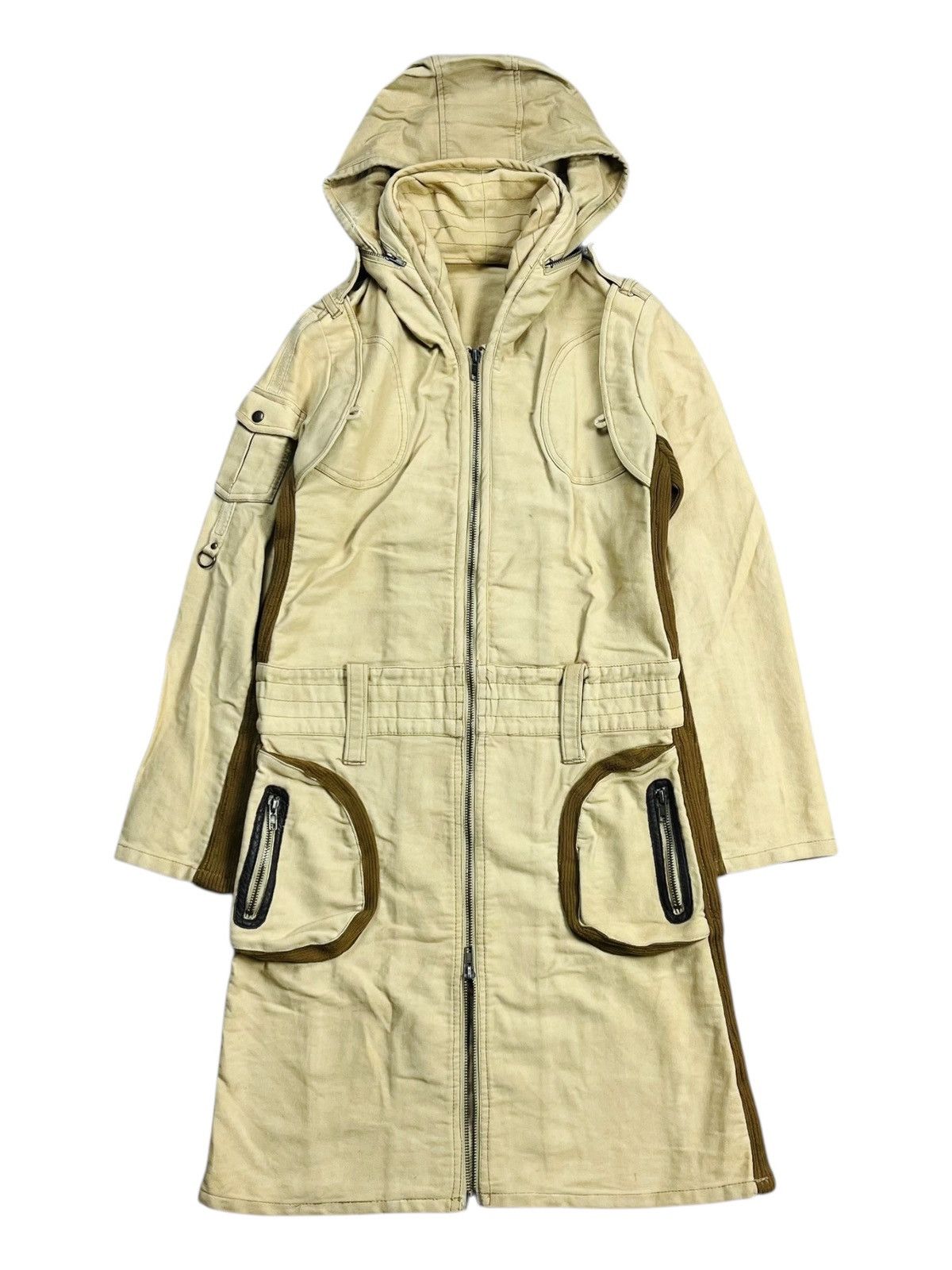 If Six Was Nine 2000s Lefua Lea - Apocalypse Cyber Long Bono Jacket Size US M / EU 48-50 / 2 - 2 Thumbnail