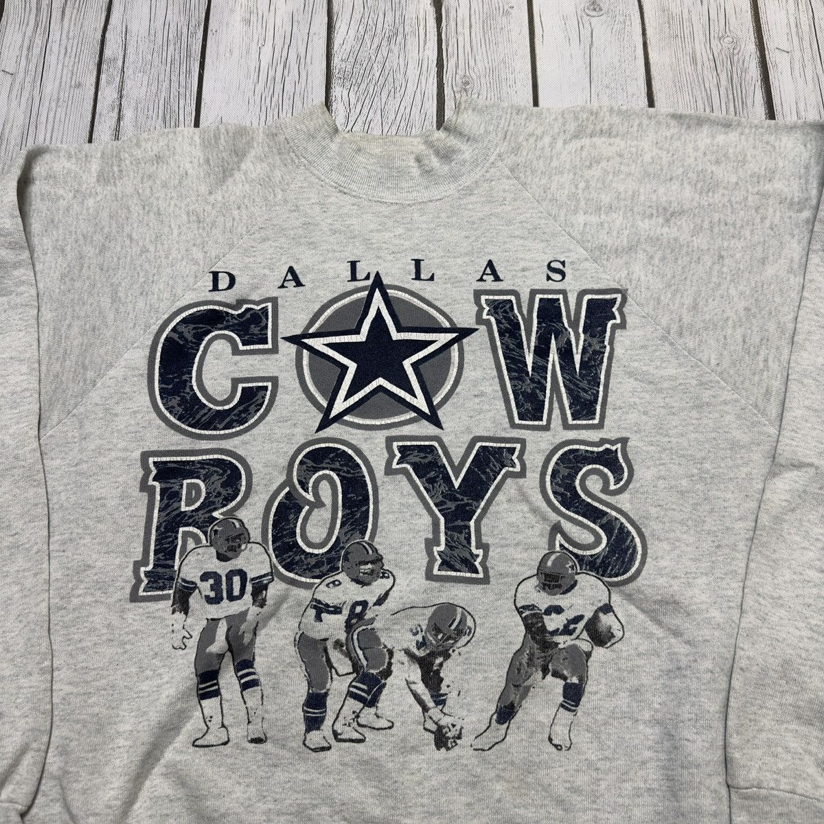 Fruit Of The Loom × NFL × Vintage Vintage Dallas Cowboys sweatshirt Size US XL / EU 56 / 4 - 3 Thumbnail