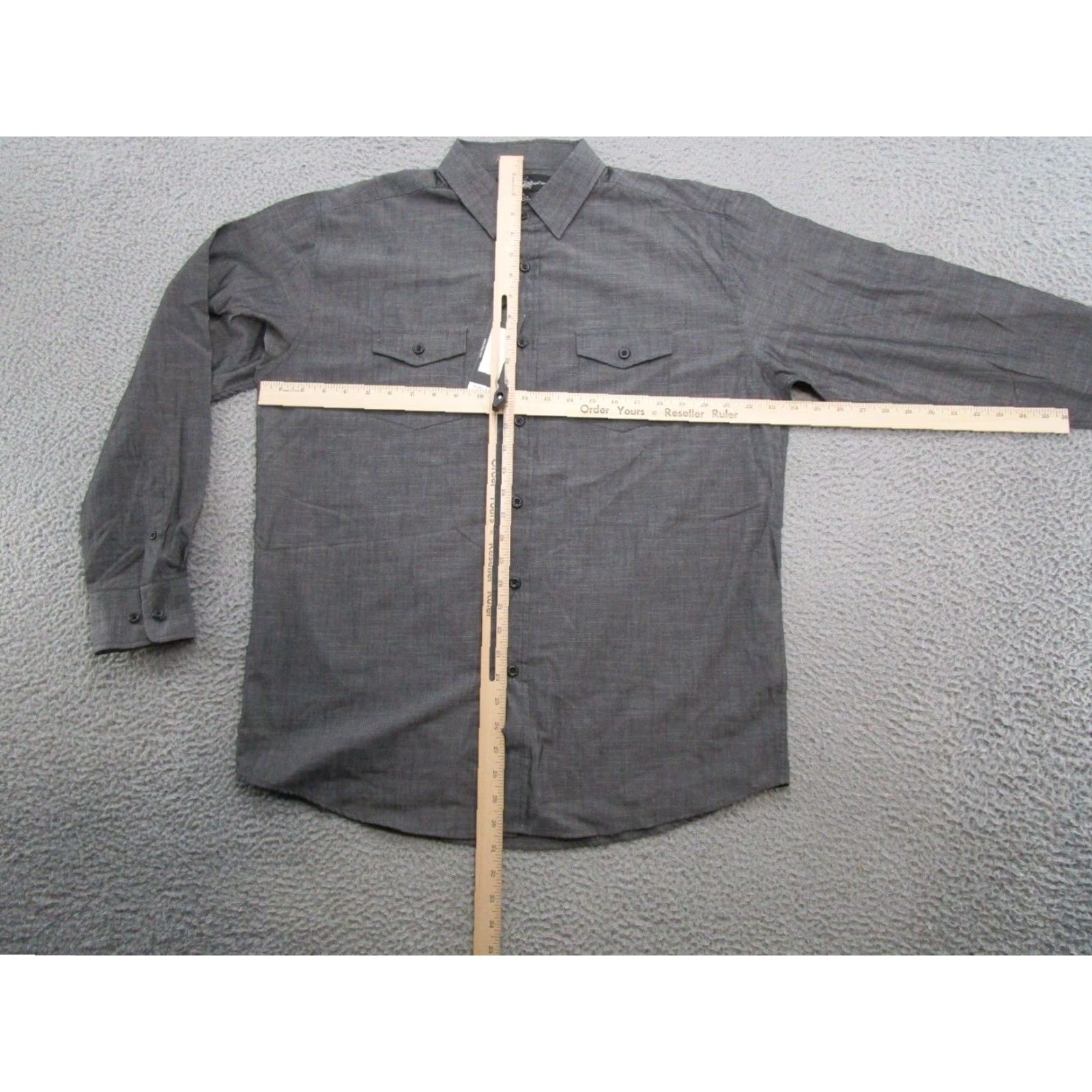 Beverly Hills Polo Club Beverly Hills Polo Club Button-Down Shirt Men’s Charcoal Gray Black Size L New Size US L / EU 52-54 / 3 - 5 Thumbnail