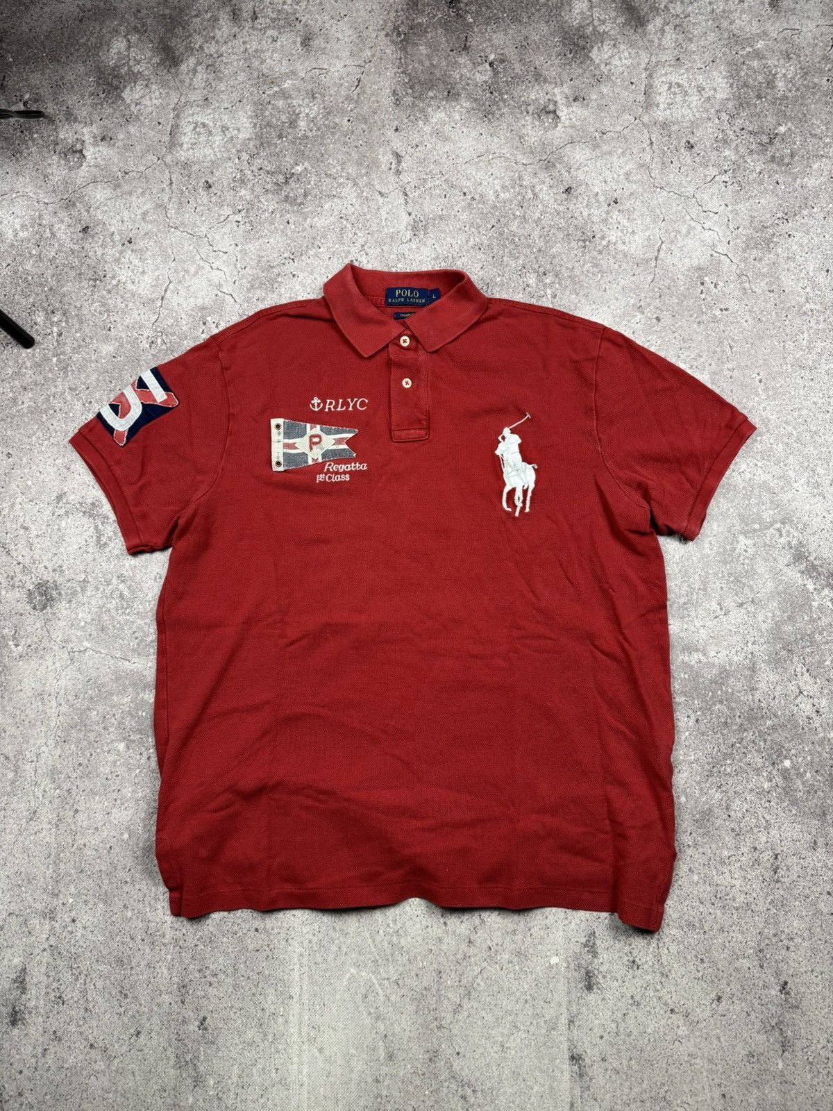 Polo Ralph Lauren Vintage Polo Ralph Lauren RLYC Y2K Polo Regatta Polo Shirt Size US L / EU 52-54 / 3 - 1 Thumbnail