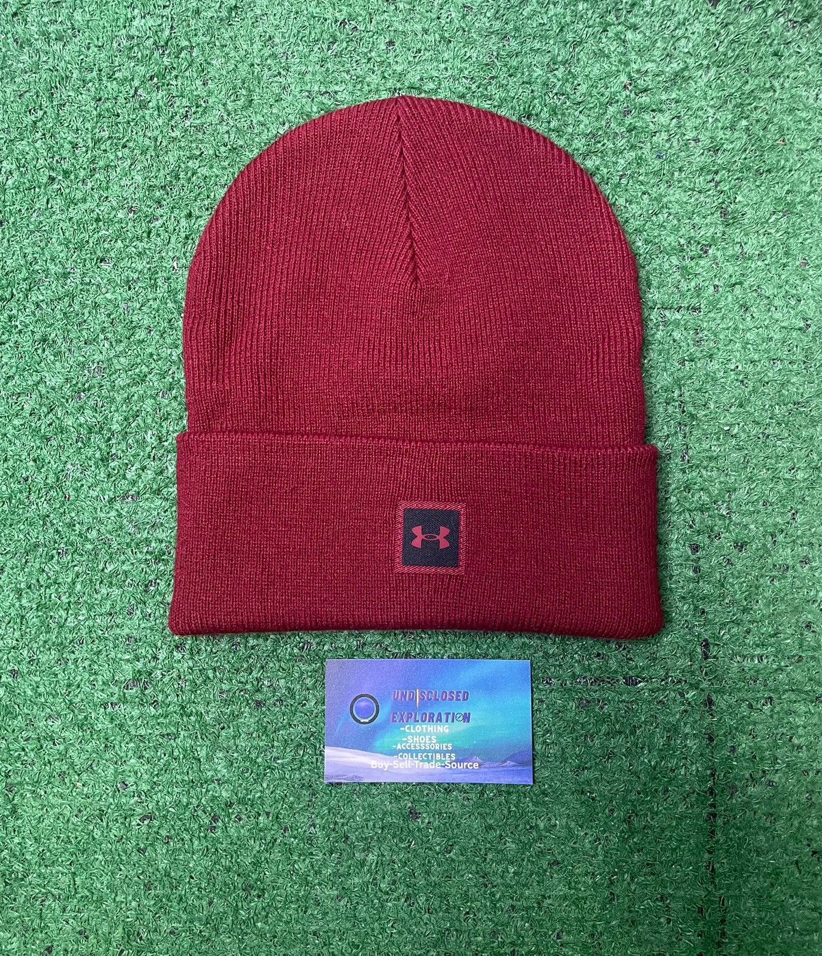 Under Armour Under Armour red logo beanie Size ONE SIZE - 1 Thumbnail