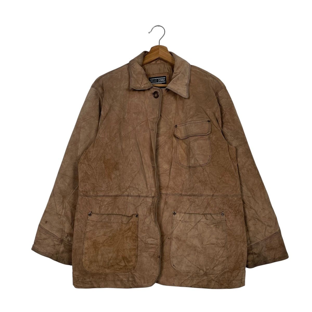 Other Pelle Donna Leather Jacket Size L / US 10 / IT 46 - 1 Thumbnail