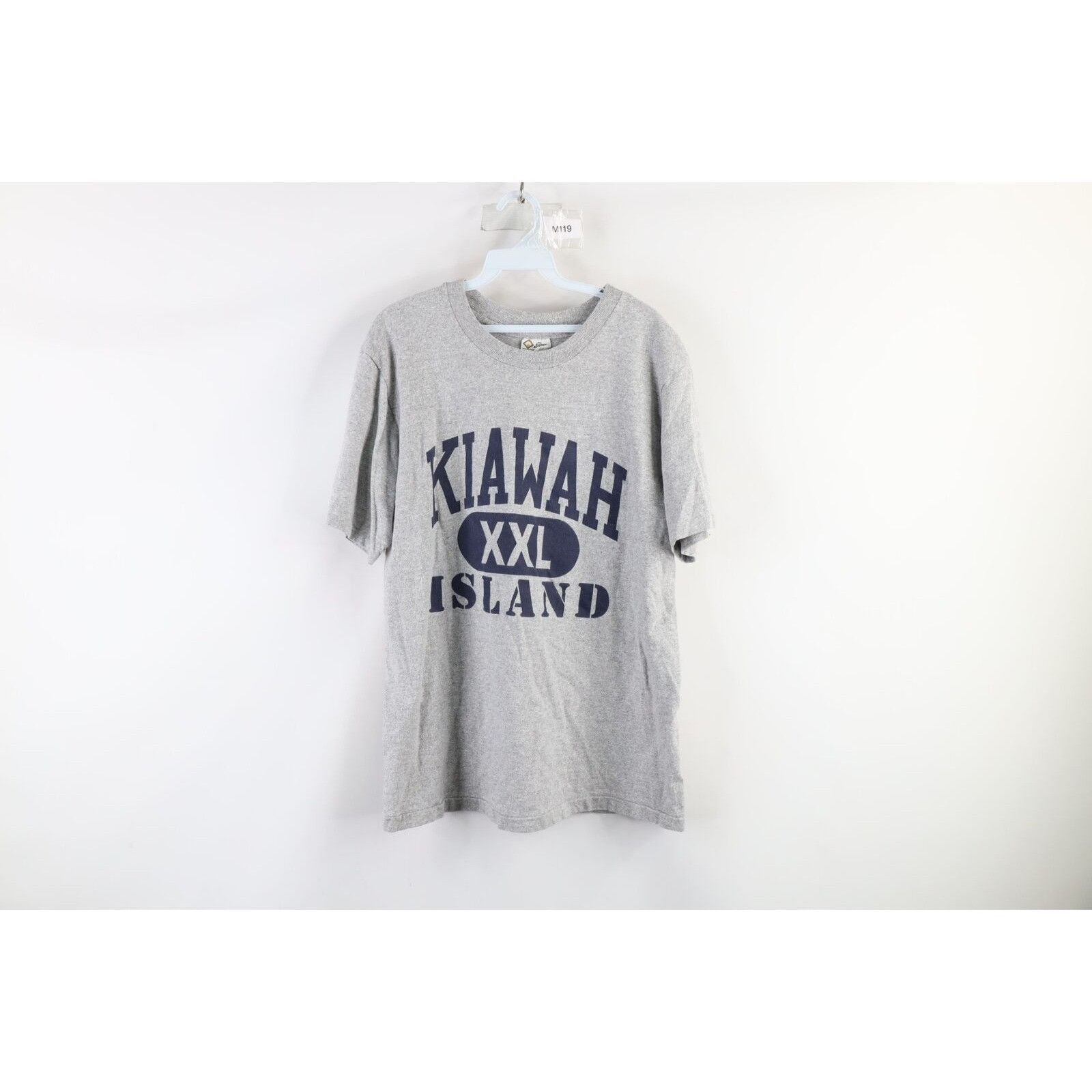 Vintage Vintage 90s Streetwear Spell Out Kiawah Island T-Shirt Size US L / EU 52-54 / 3 - 1 Thumbnail