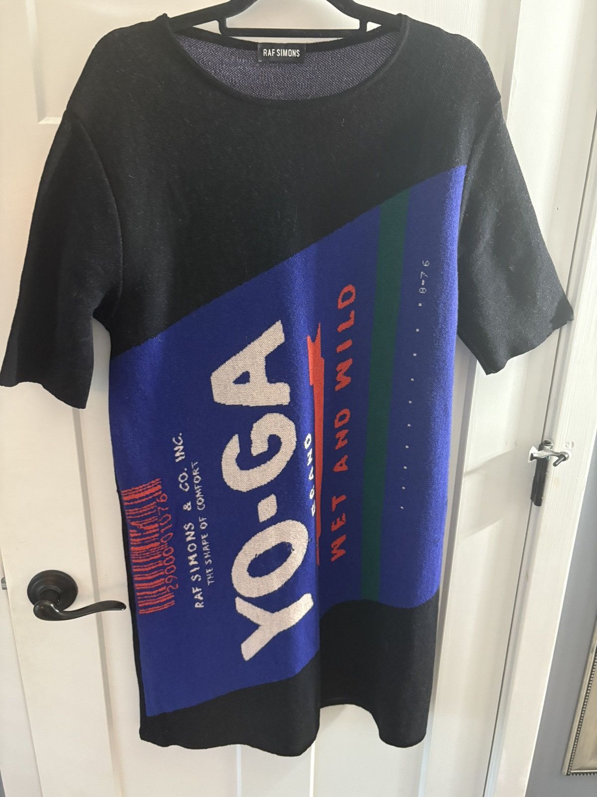 Raf Simons Raf Simons Yoga Knitted Long Shirt Top Black SS14 Size US S / EU 44-46 / 1 - 1 Thumbnail