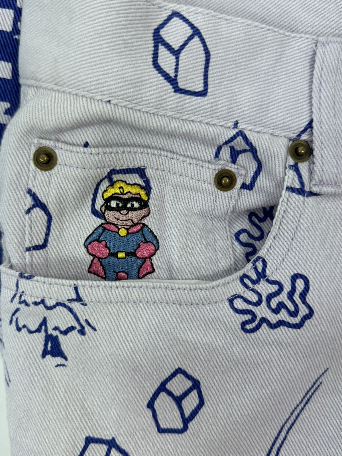 KidSuper PRINTED JEANS Size US 38 / EU 54 - 6 Thumbnail