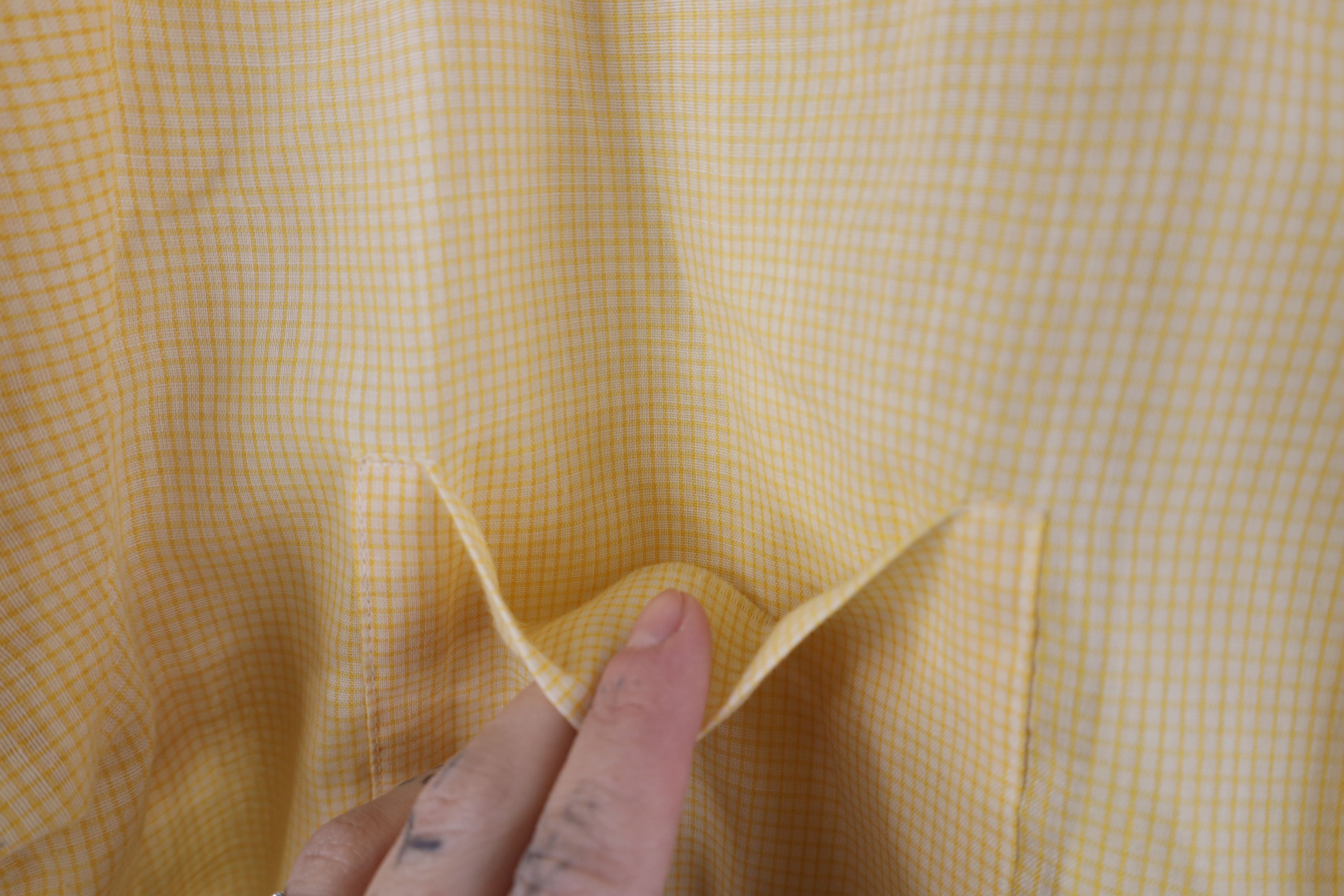 Vintage Vintage 50s 60s Sheer Looped Collar Short Sleeve Shirt Size US M / EU 48-50 / 2 - 7 Thumbnail