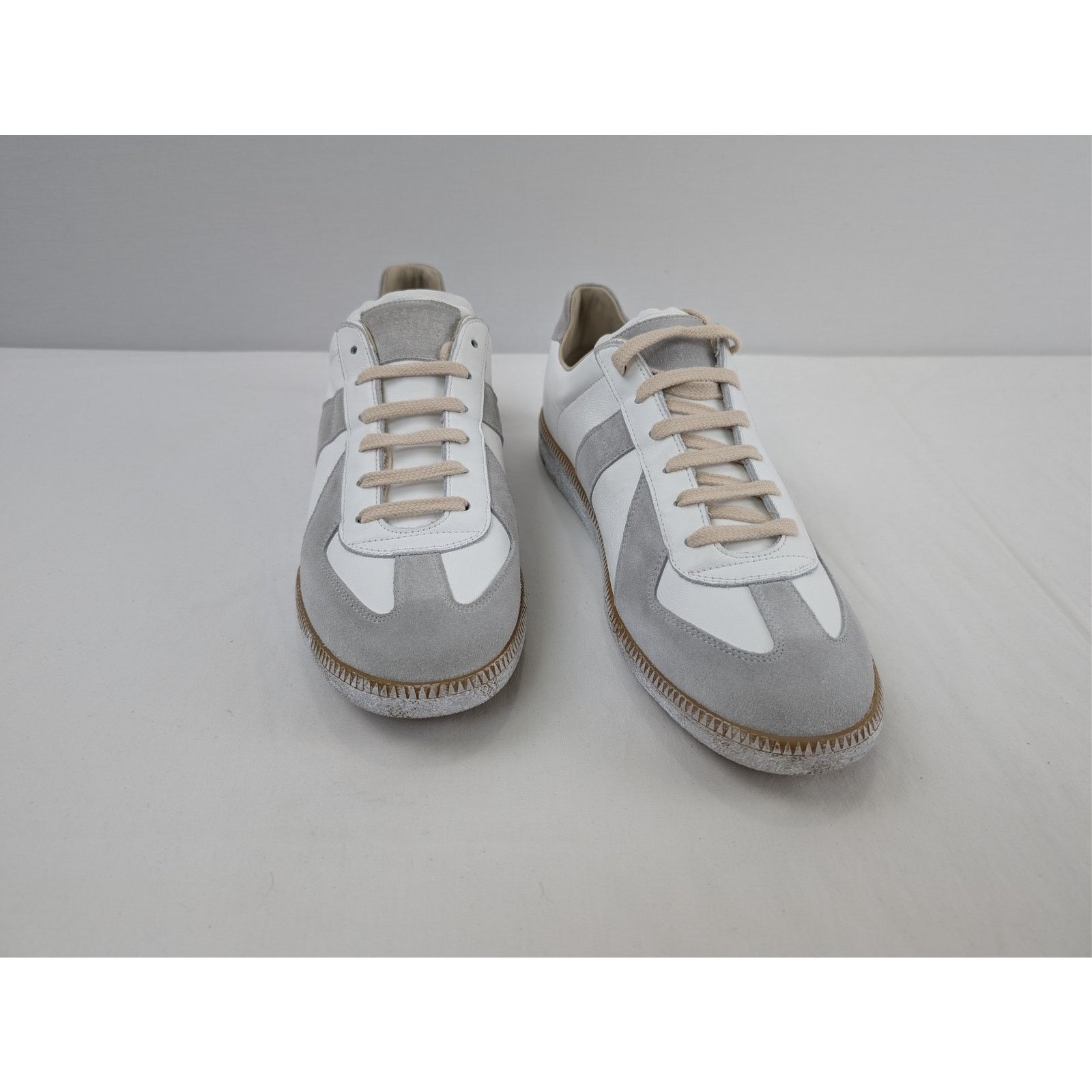 Maison Margiela o1rshd1 Replica sneakers in white and gray leather and suede Size US 13 / EU 46 - 5 Thumbnail